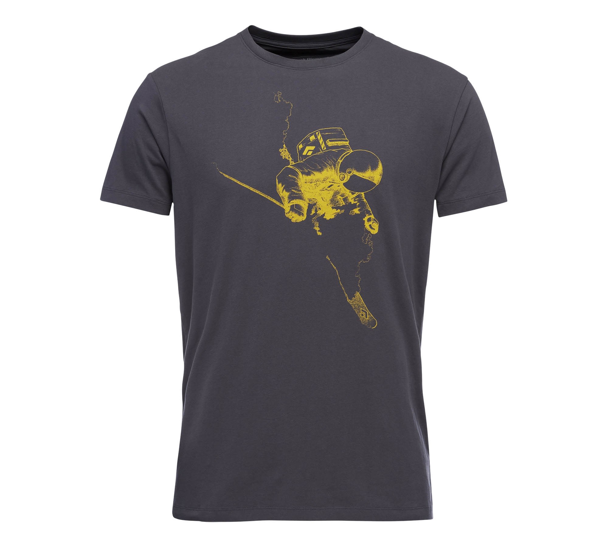 Black Diamond Faceshot Tee Grau- Male Kurzarm-Shirts- Grsse S - Farbe Carbon