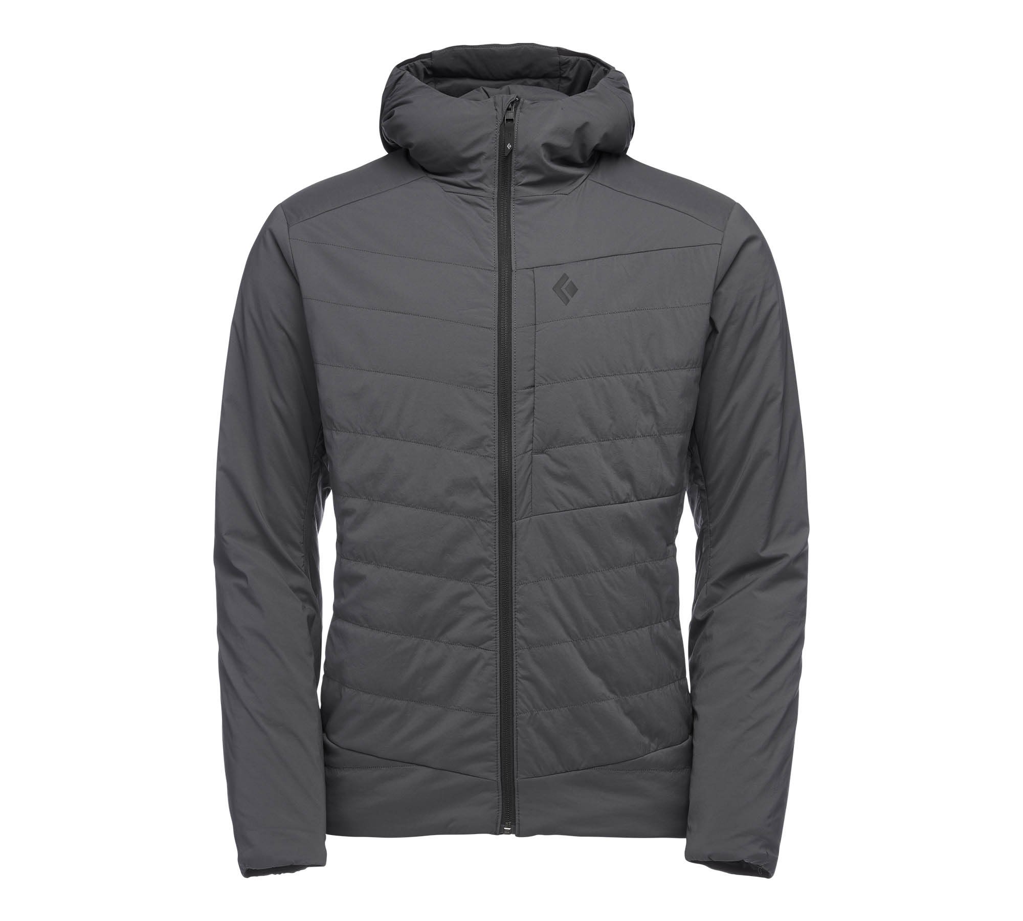 Black Diamond First Light Stretch Hoody Grau- Male PrimaLoft(R) Anoraks- Grsse S - Farbe Anthracite