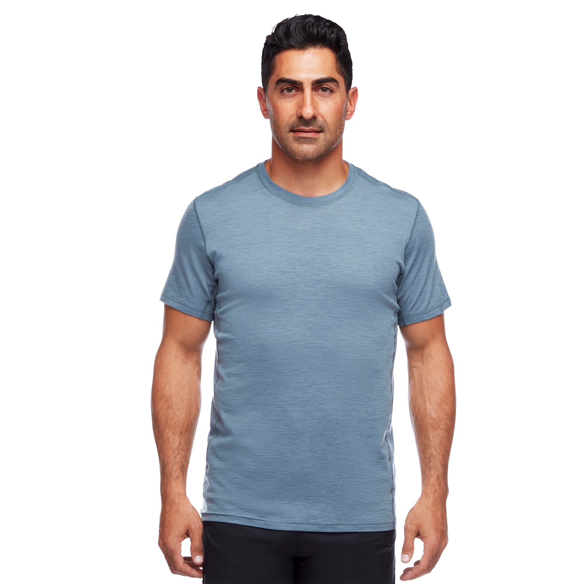 Black Diamond Flux Merino Shirt Blau- Male Merino T-Shirts- Grsse XL - Farbe Storm Blue