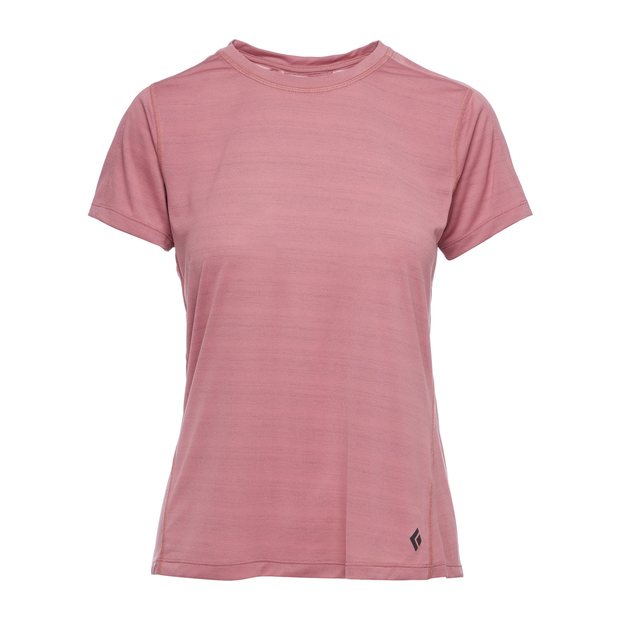 Black Diamond Genesis Tech Tee Pink- Female Kurzarm-Shirts- Grsse L - Farbe Rosewood