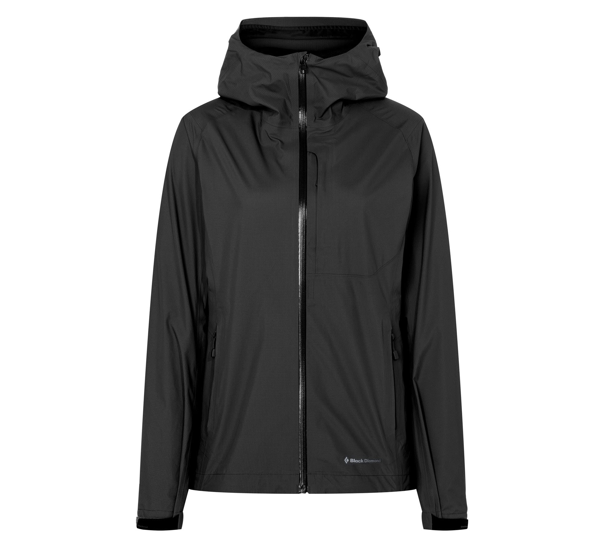 Black Diamond Highline Stretch Shell Schwarz- Female Anoraks- Grsse S - Farbe Black
