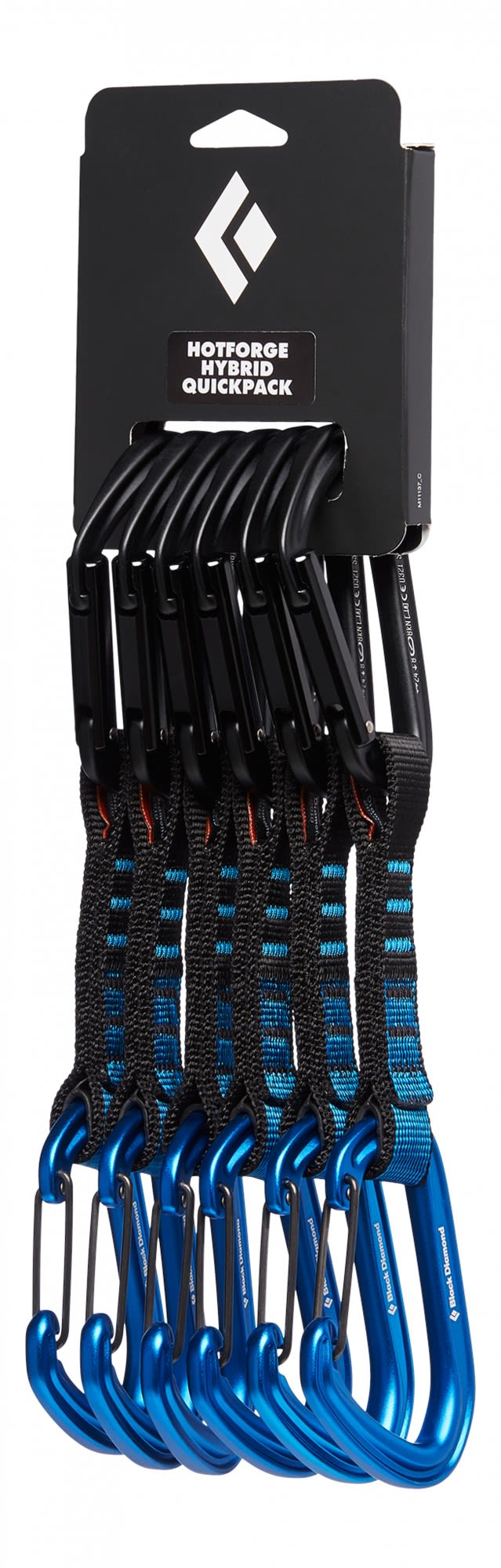Black Diamond Hotforge Hybrid Quickpack 12 CM Blau - Schwarz- Express-Sets- Grsse 12 cm - Farbe Blue
