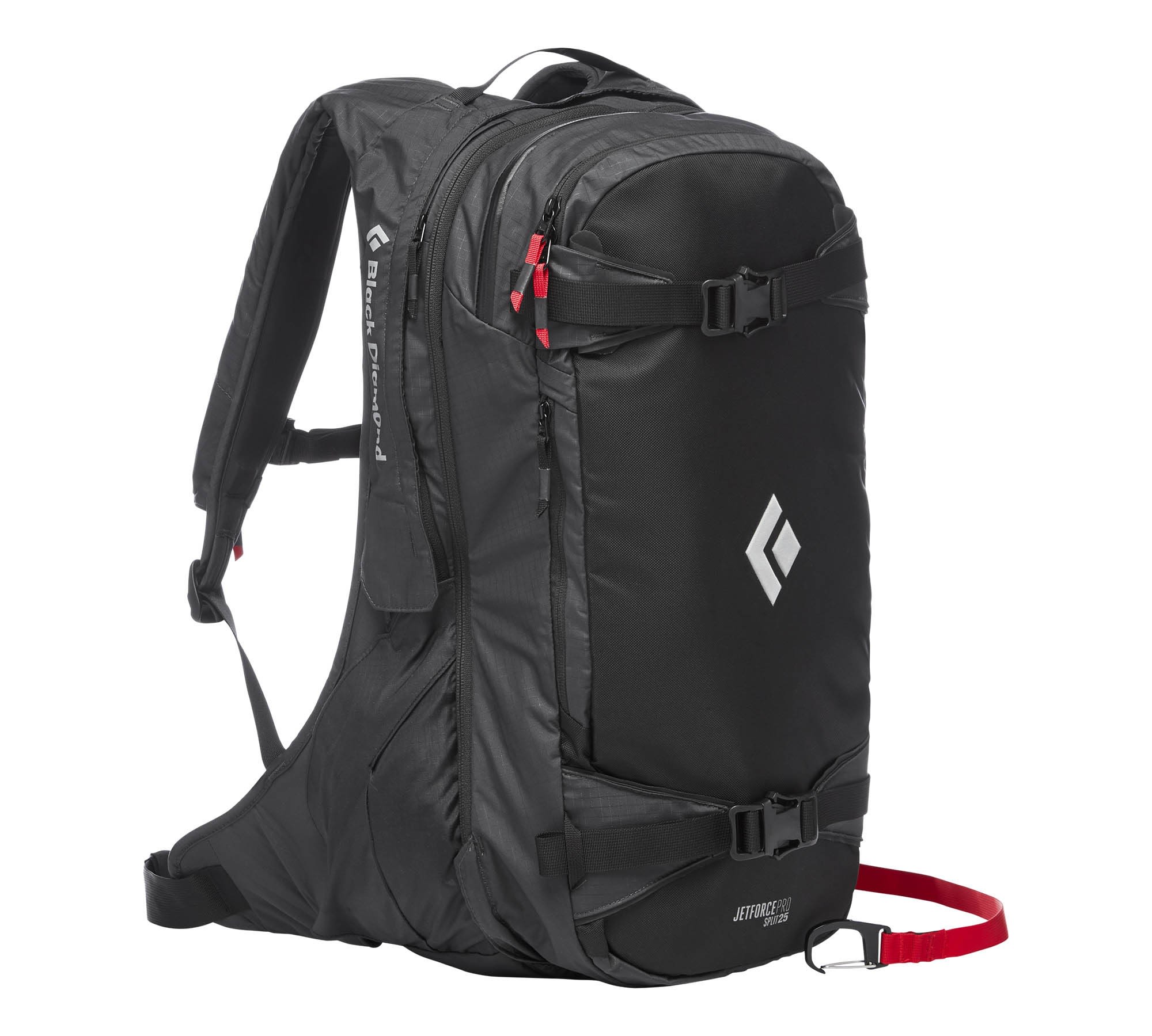 Black Diamond Jetforce Pro 25 Split Pack Schwarz- Ski- und Tourenruckscke- Grsse 25l - S-M - Farbe Black