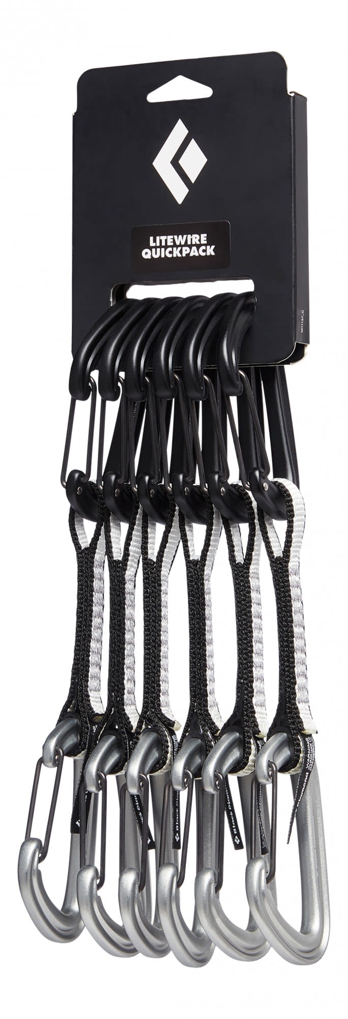 Black Diamond Litewire Quickpack 12 CM Grau- Express-Sets- Grsse 12 cm - Farbe Light Gray