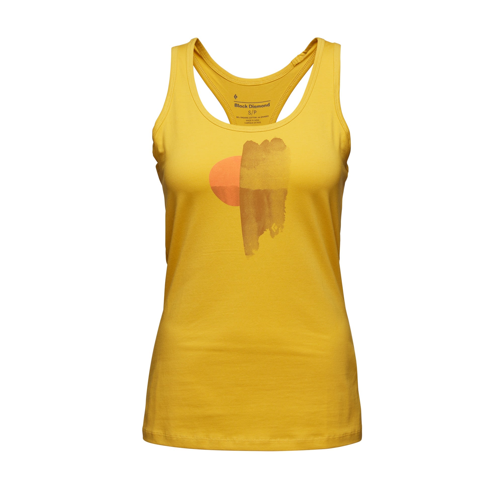 Black Diamond Luminary Tank Gelb- Female Tops - rmellose Shirts- Grsse XS - Farbe Ochre