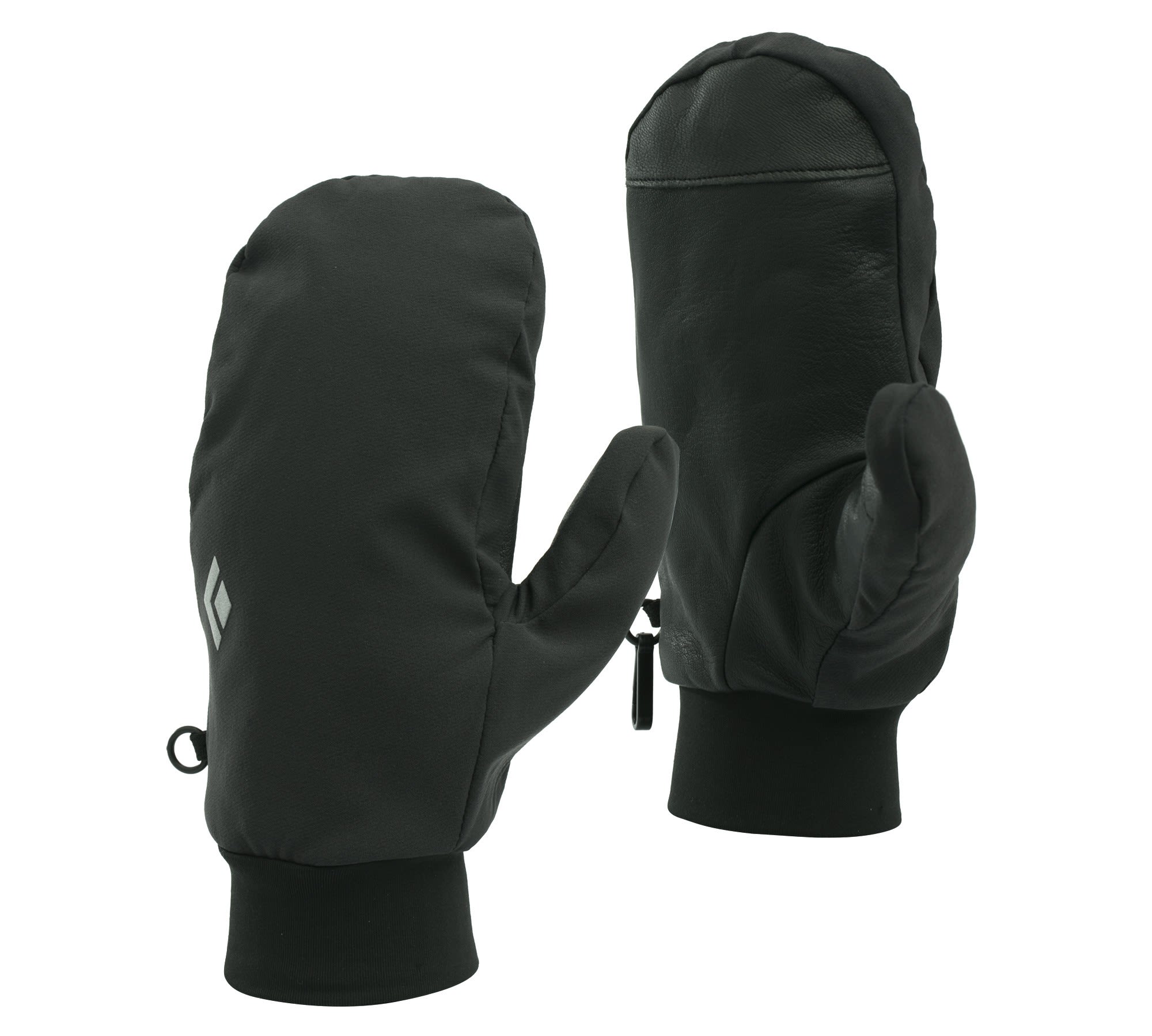 Black Diamond Midweight Softshell Mitts Schwarz- PrimaLoft(R) Fausthandschuhe- Grsse XS - Farbe Smoke