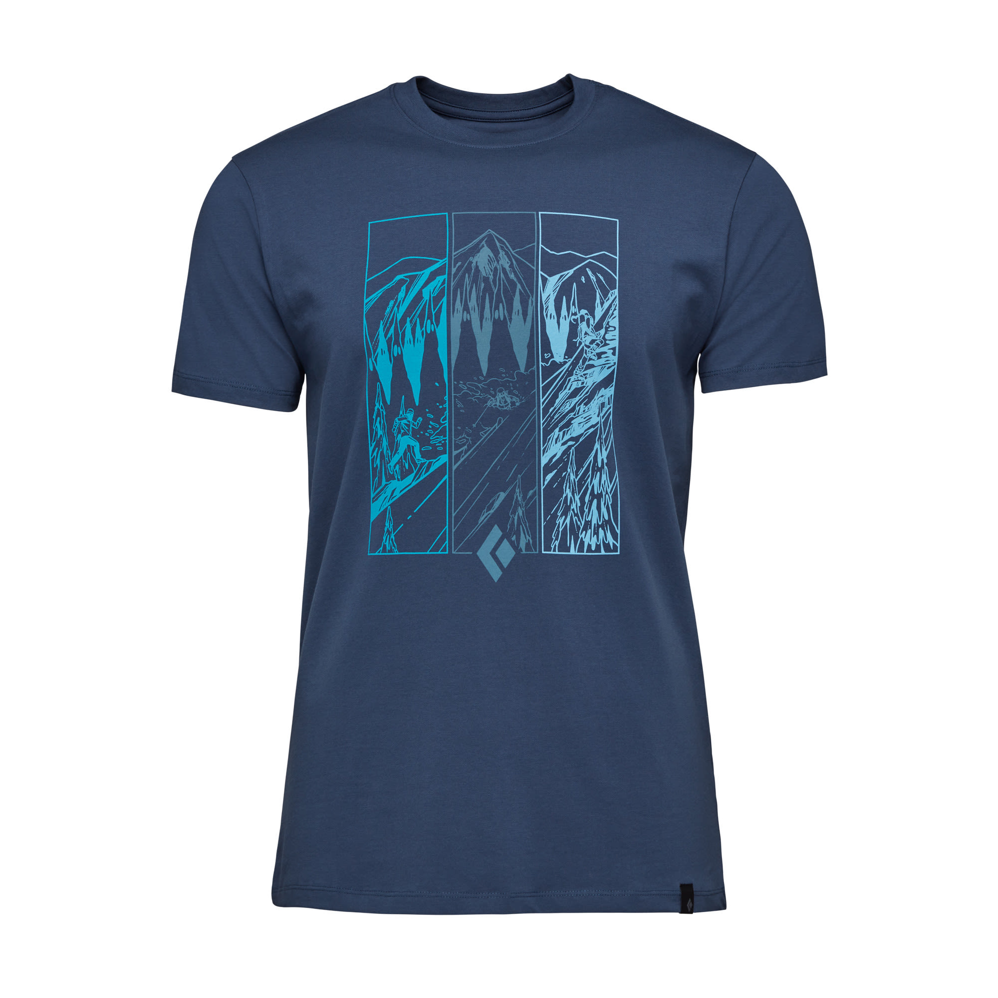 Black Diamond Multi Sport Tee Blau- Male Kurzarm-Shirts- Grsse S - Farbe Ink Blue