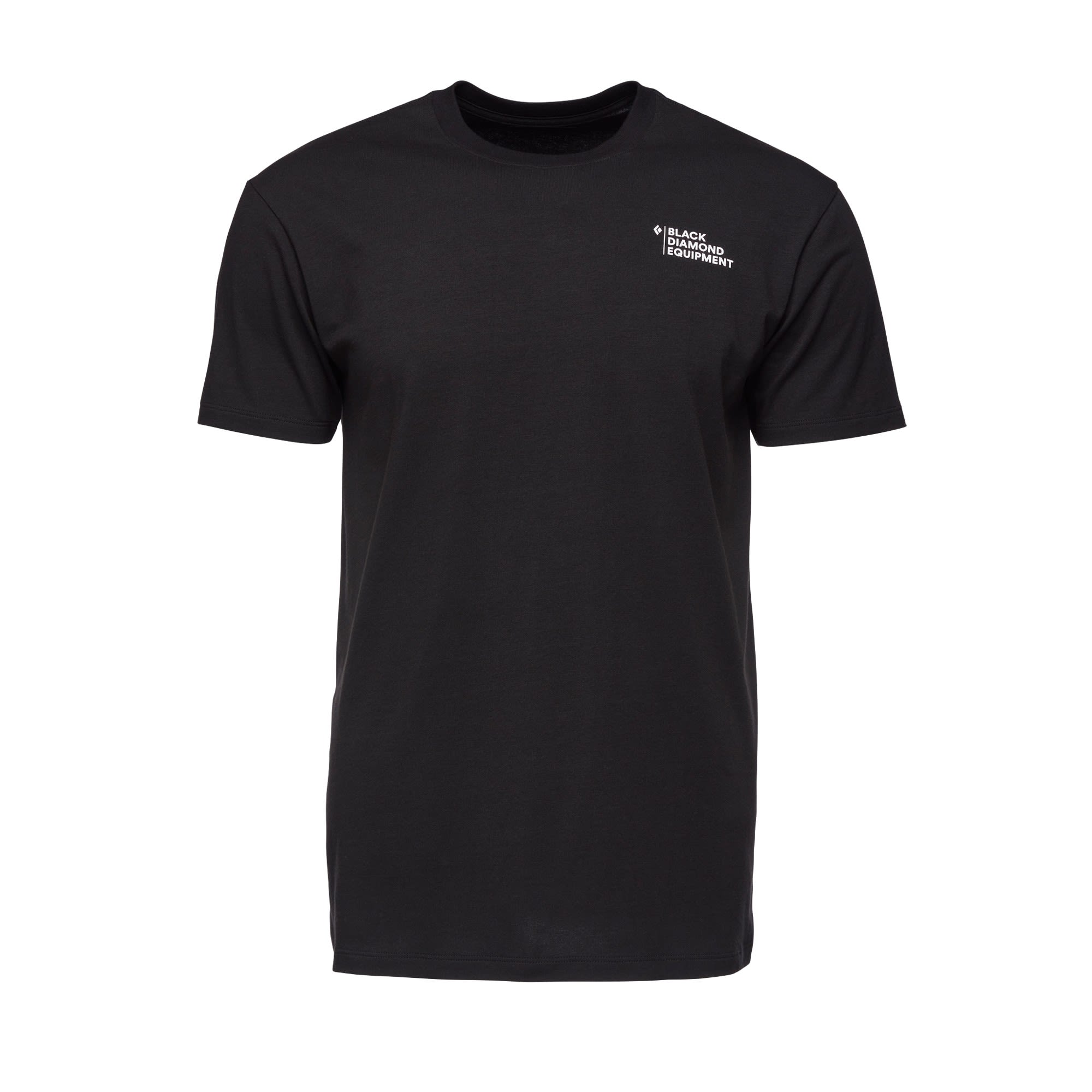 Black Diamond Peaks Tee Schwarz- Male T-Shirts- Grsse S - Farbe Black