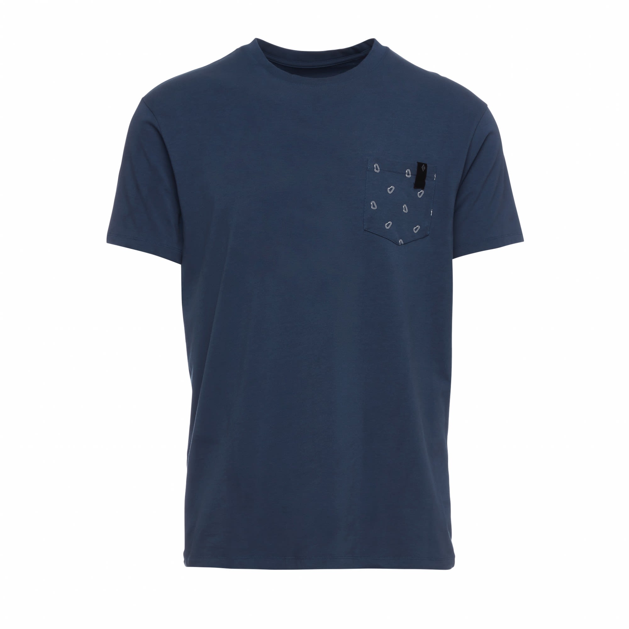Black Diamond Pocket Square Tee Blau- Male Kurzarm-Shirts- Grsse XS - Farbe Ink Blue - Biner Print