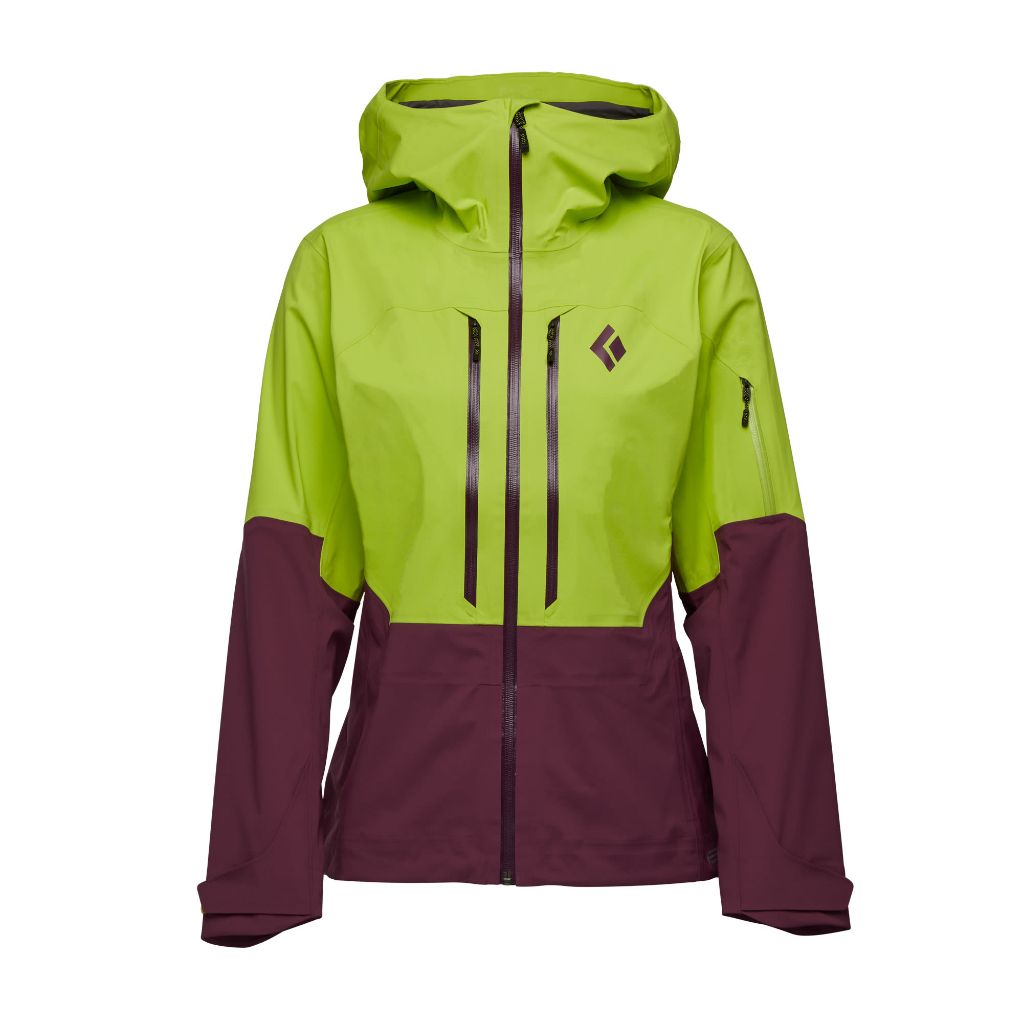 Black Diamond Recon LT Stretch Shell Colorblock - Grn- Female Anoraks- Grsse S - Farbe Aloe - Blackberry