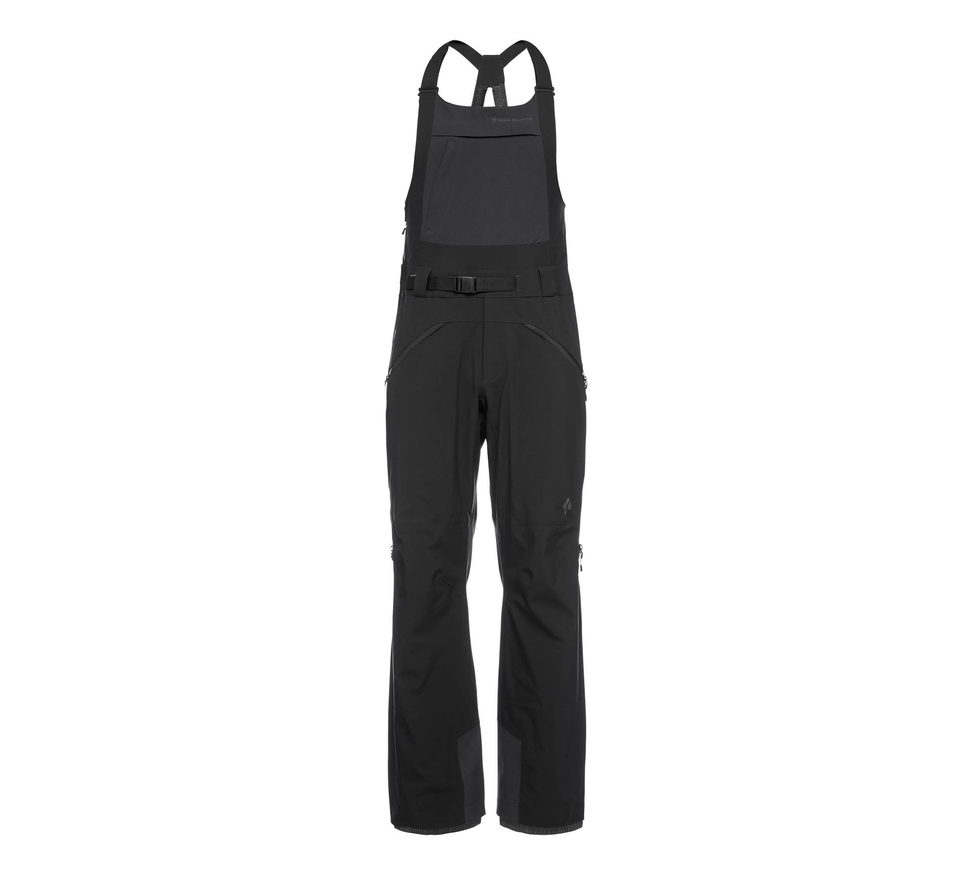 Black Diamond Recon Stretch Bib Schwarz- Male Softshellhosen- Grsse S - Farbe Black
