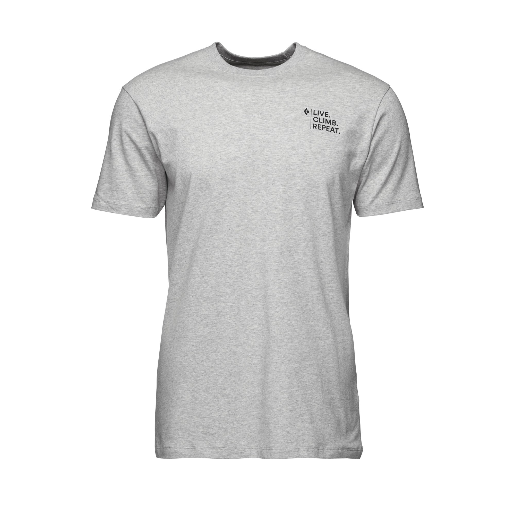 Black Diamond Ski Mountaineering Tee Grau- Male Kurzarm-Shirts- Grsse XL - Farbe Nickel Heather
