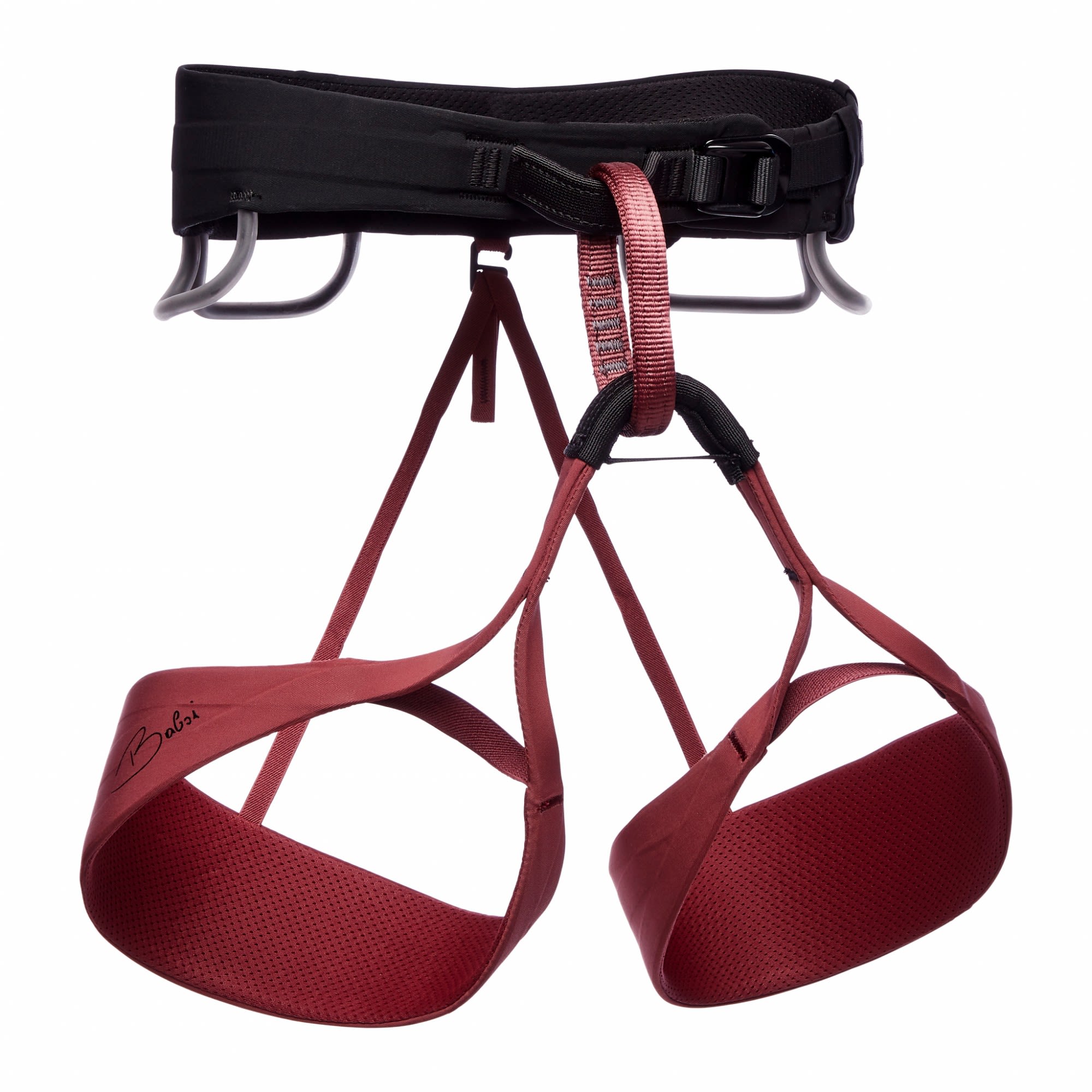 Black Diamond Solution Harness Babsi Edition Rot - Schwarz- Female Sitzgurte- Grsse XS - Farbe Cherrywood