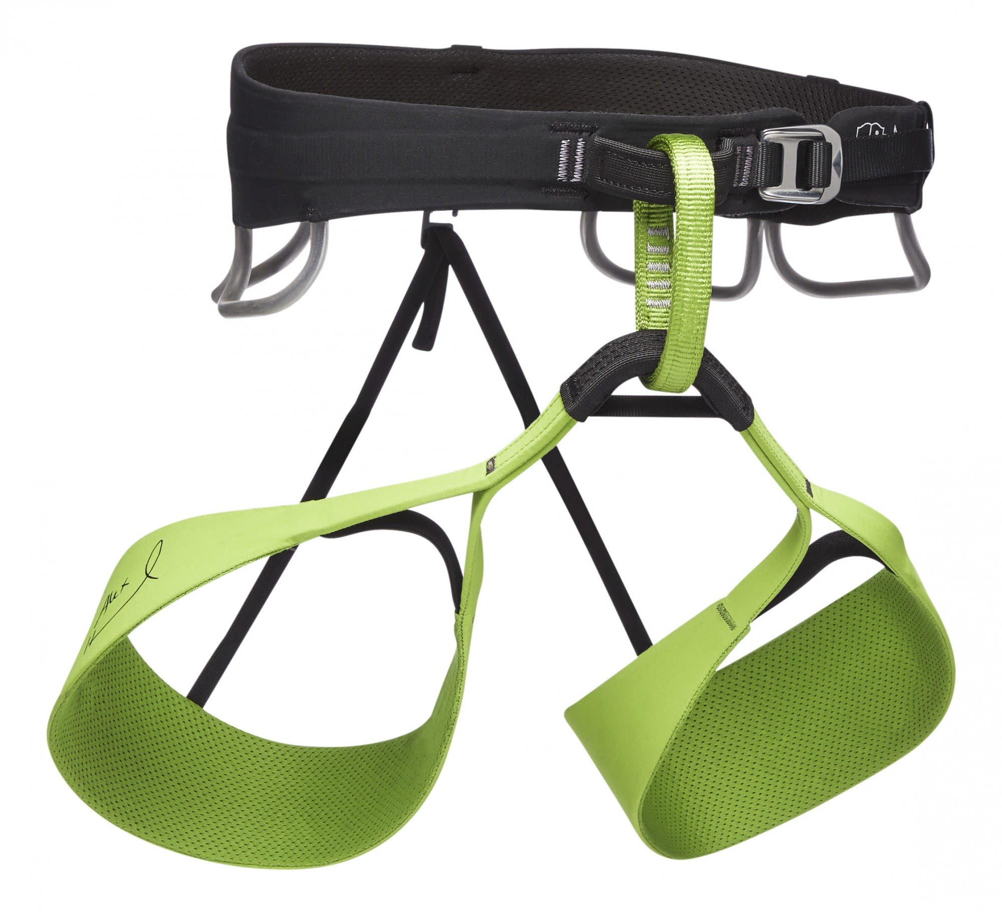Black Diamond Solution Harness Honnold Edition Grau - Grn- Male Sitzgurte- Grsse S - Farbe Verde