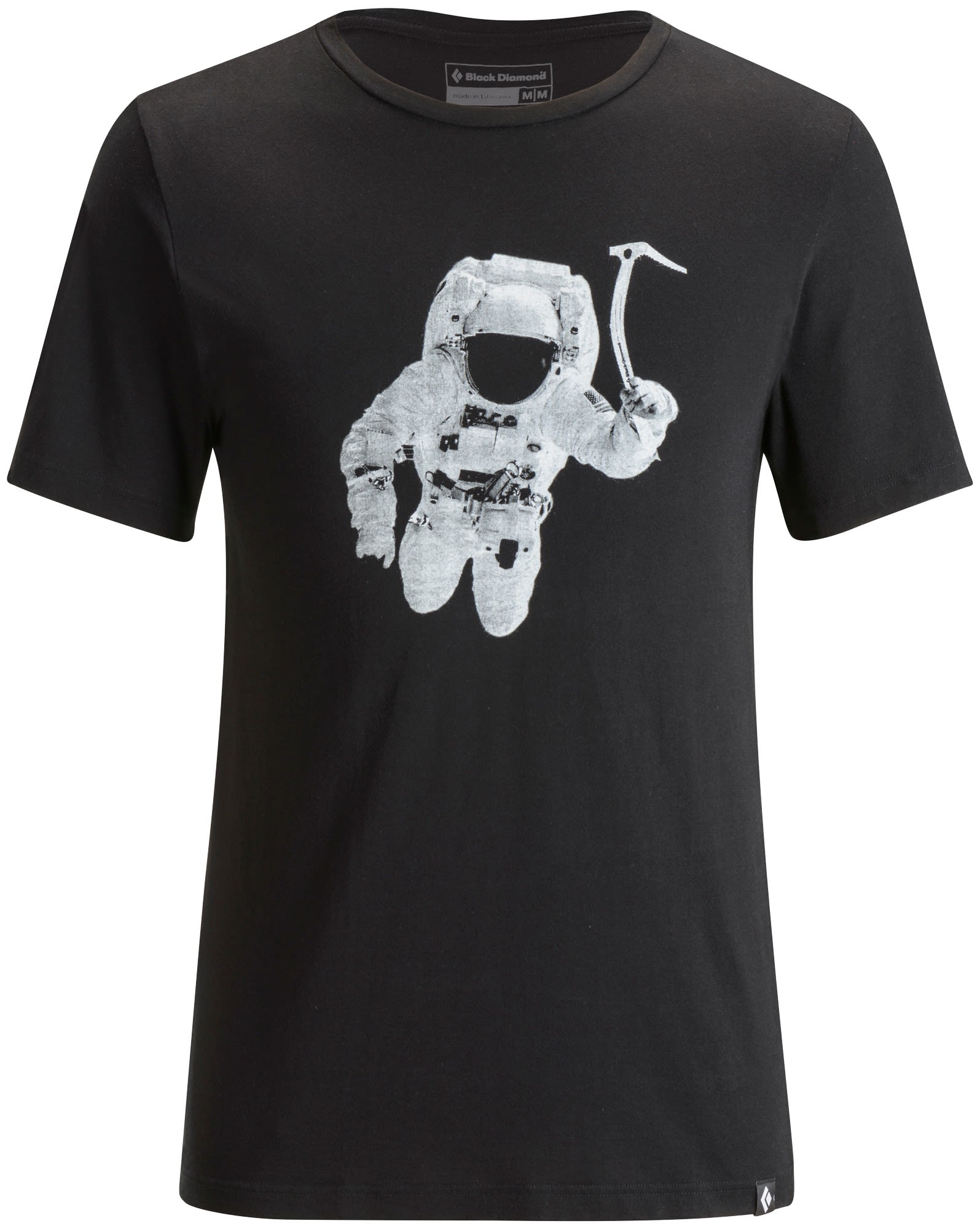 Black Diamond Spaceshot Tee Schwarz- Male Kurzarm-Shirts- Grsse S - Farbe Black