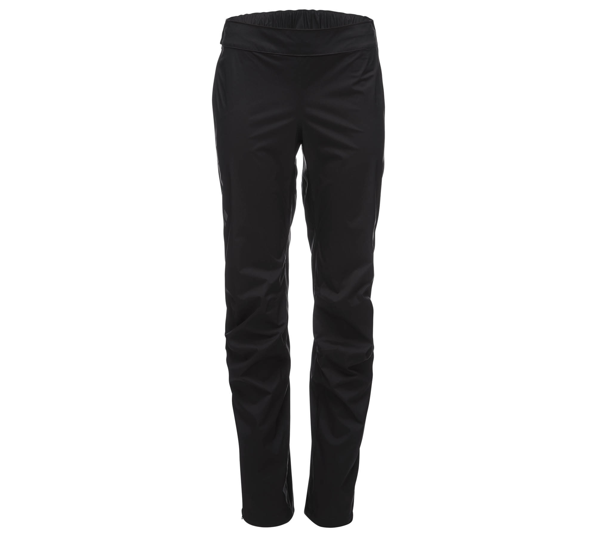 Black Diamond Stormline Stretch Full Zip Rain Pants Schwarz- Female Softshellhosen- Grsse XXS - Farbe Black