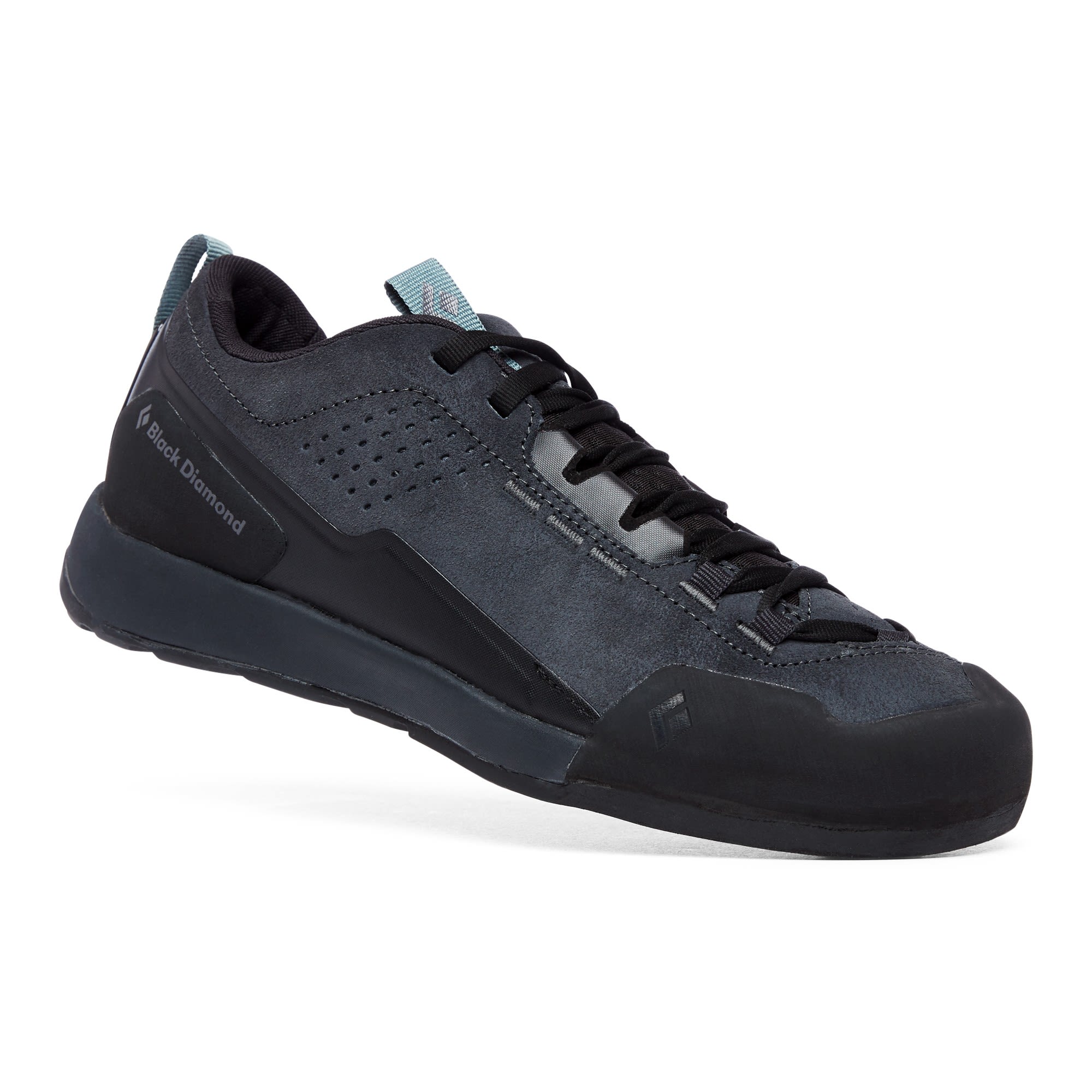 Black Diamond Technician Leather Approach Shoe Grau- Female Hiking- und Approach-Schuhe- Grsse EU 35-5 - Farbe Asphalt - Goblin Blue