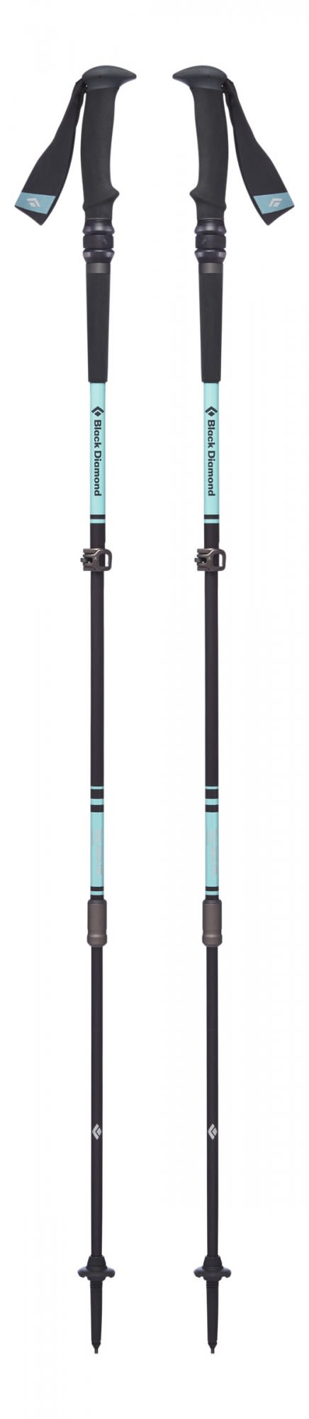 Black Diamond Trail Pro Shock Trekking Poles Blau- Female Wander- und Trekkingstcke- Grsse 95 - 125 cm - Farbe Alpine Lake