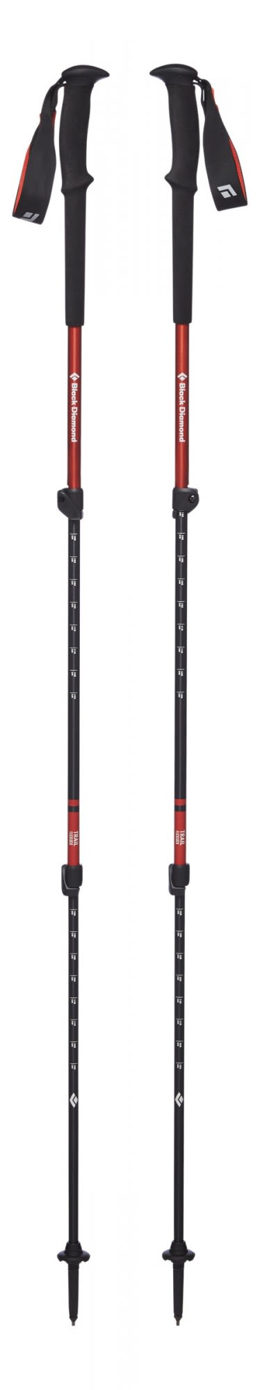 Black Diamond Trail Trekking Poles Rot- Wander- und Trekkingstcke- Grsse 64 - 140 cm - Farbe Picante