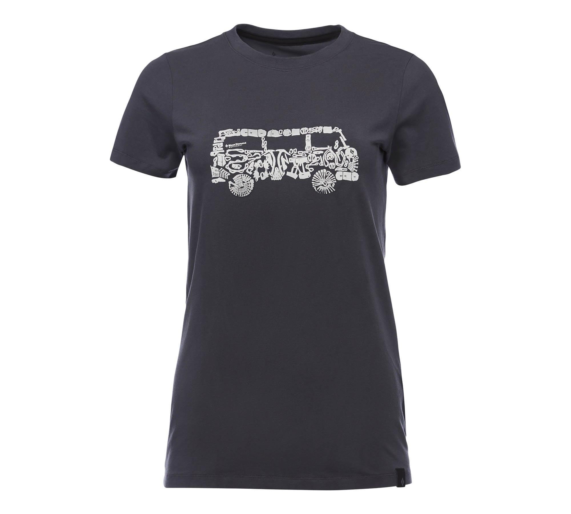 Black Diamond Vantastic Tee Grau- Female T-Shirts- Grsse S - Farbe Anthracite