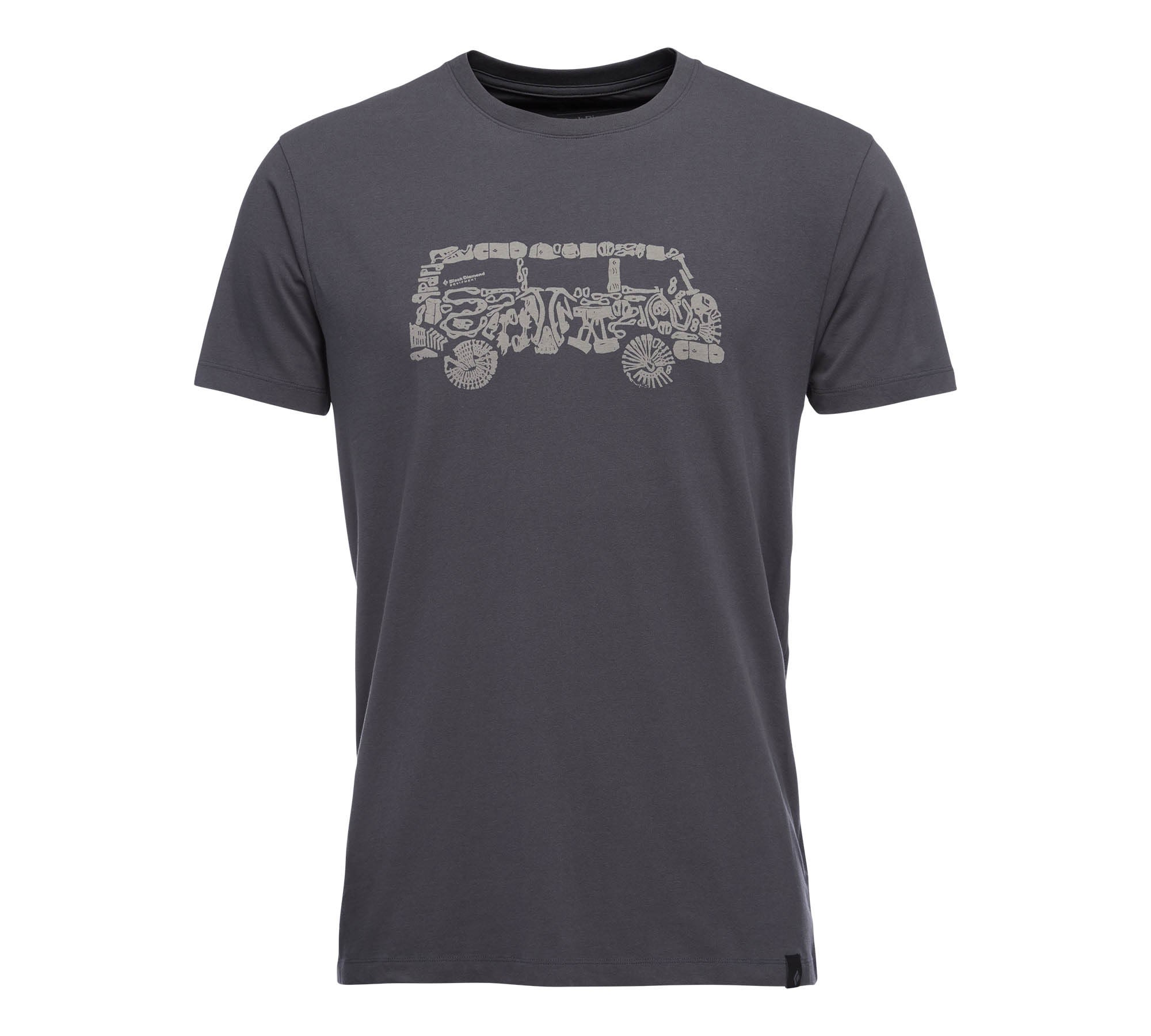 Black Diamond Vantastic Tee Grau- Male Kurzarm-Shirts- Grsse XS - Farbe Carbon