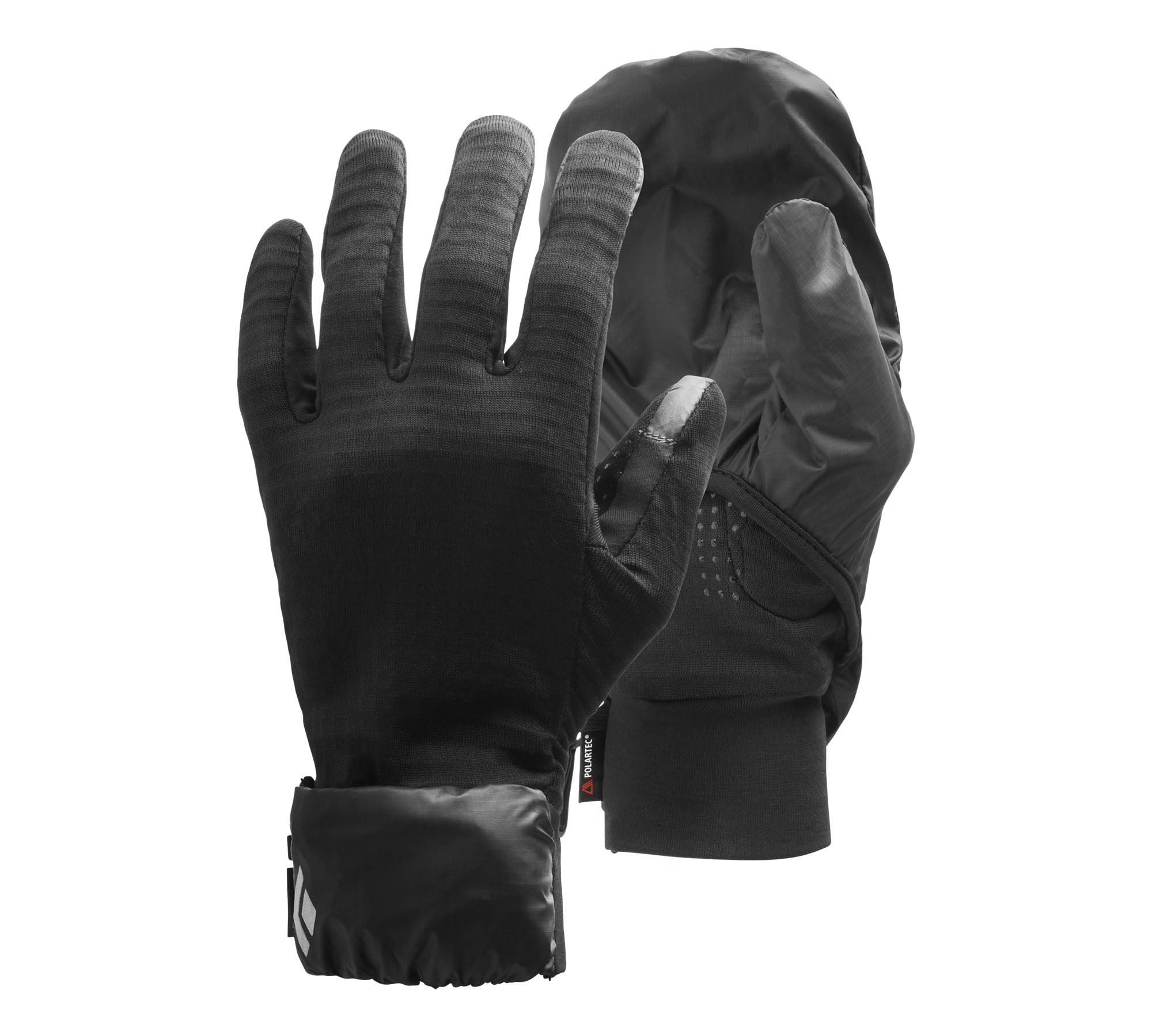 Black Diamond Wind Hood Gridtech Gloves Schwarz- PrimaLoft(R) Fingerhandschuhe- Grsse M - Farbe Black