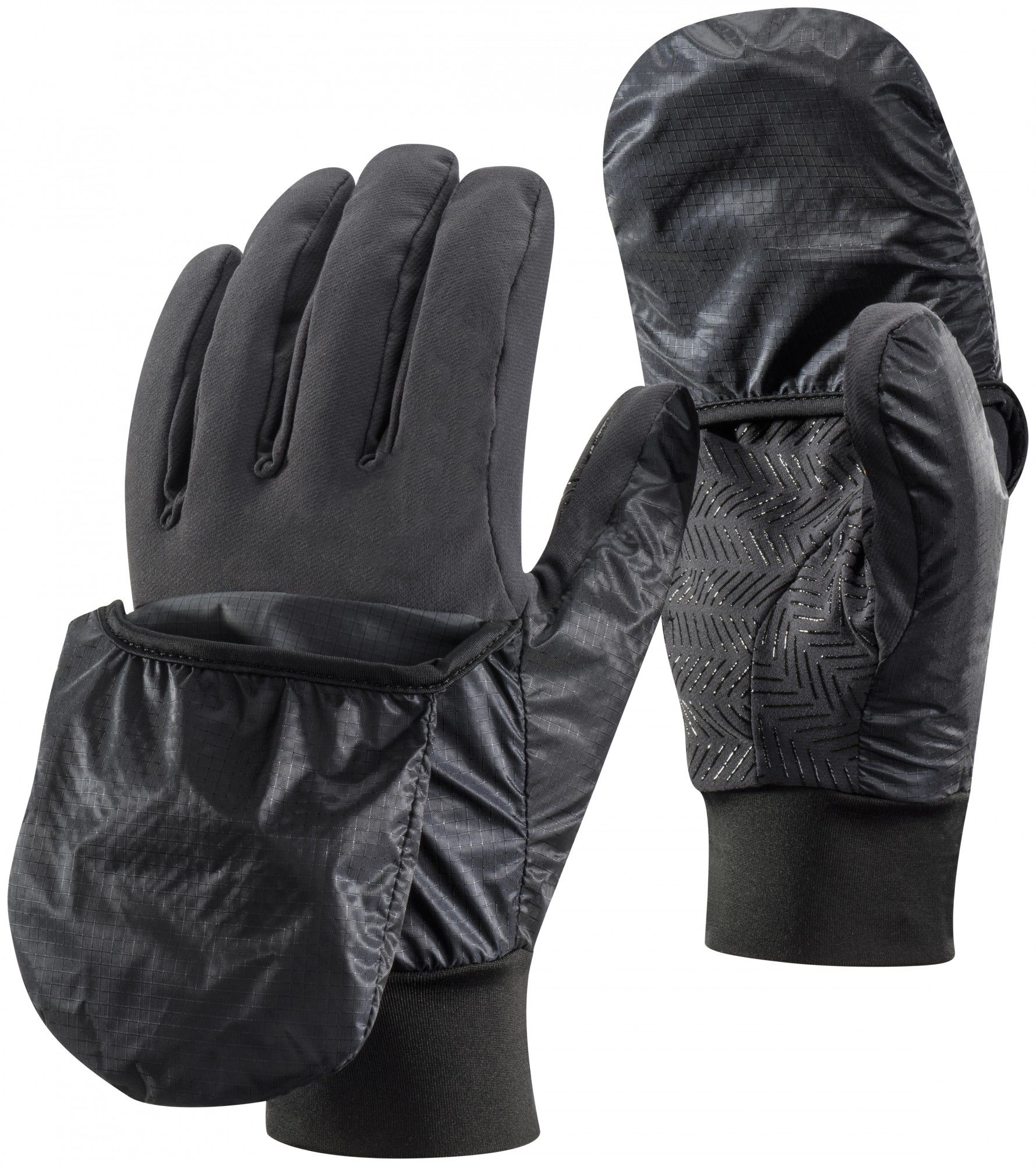 Black Diamond Wind Hood Softshell Glove Schwarz- PrimaLoft(R) Fausthandschuhe- Grsse M - Farbe Smoke