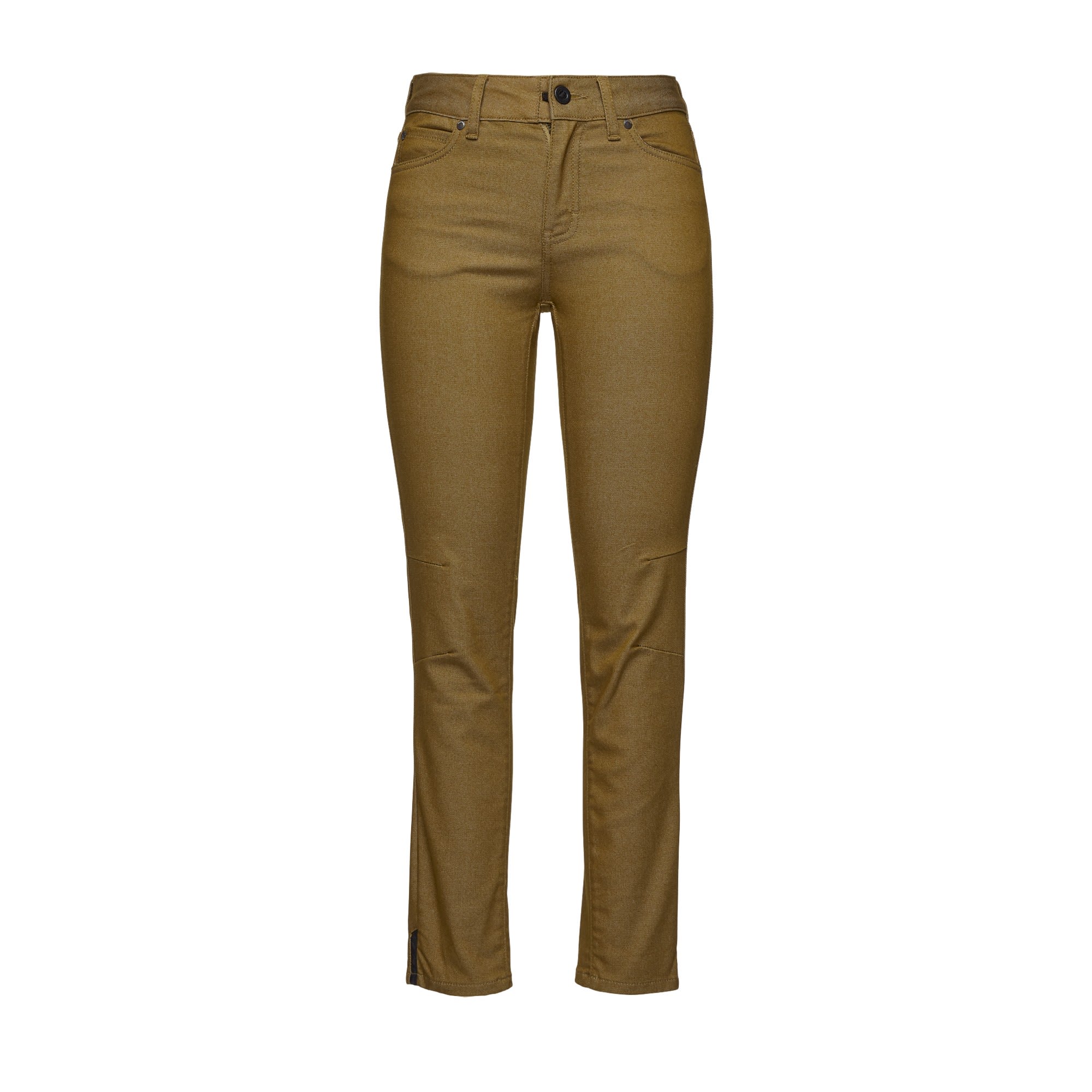 Black Diamond Zone Denim Pants Braun- Female Lange Hosen- Grsse 4 - Farbe Dark Curry
