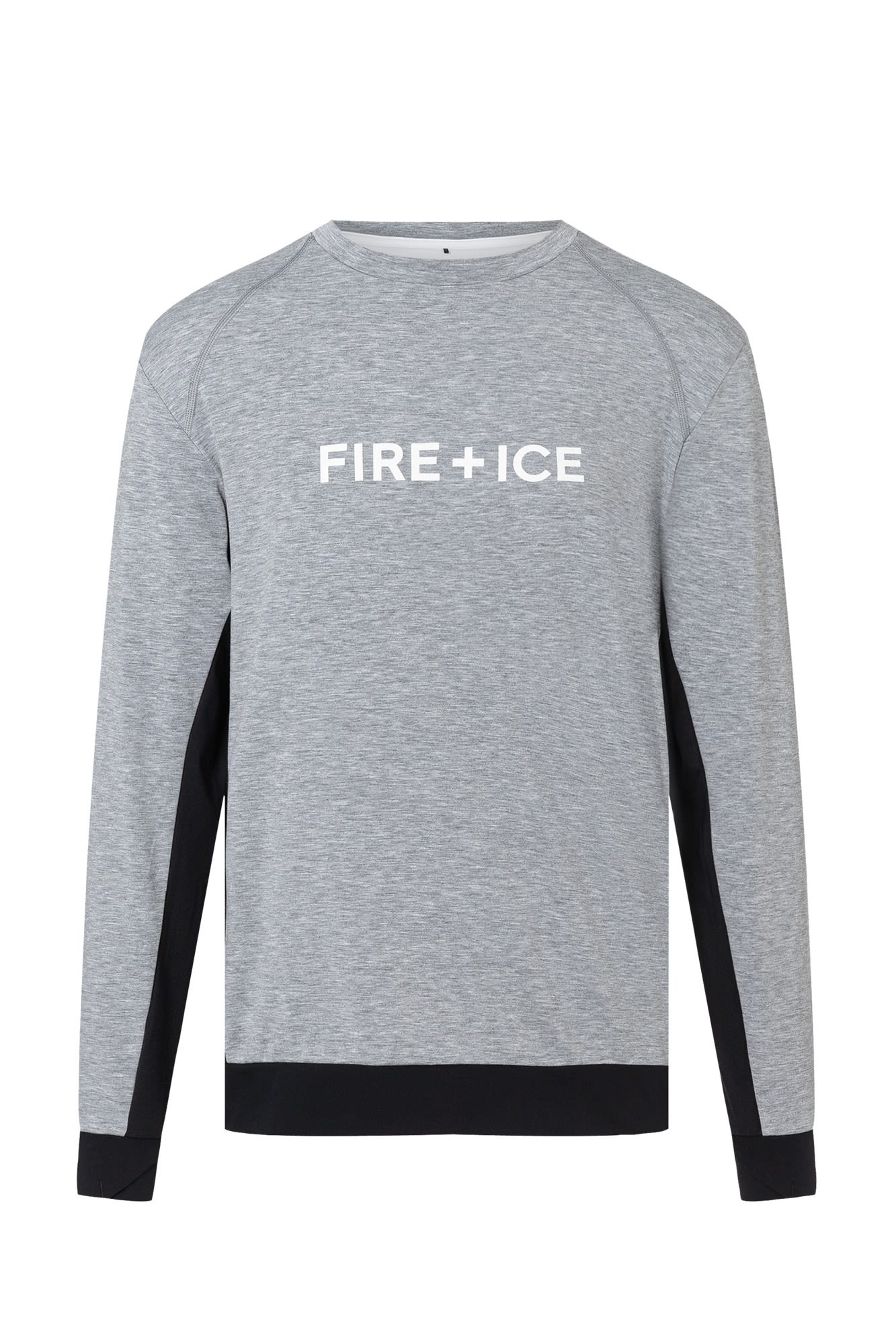 Bogner Fire + Ice Freiger Grau- Male Langarm-Shirts- Grsse S - Farbe Grey Melange