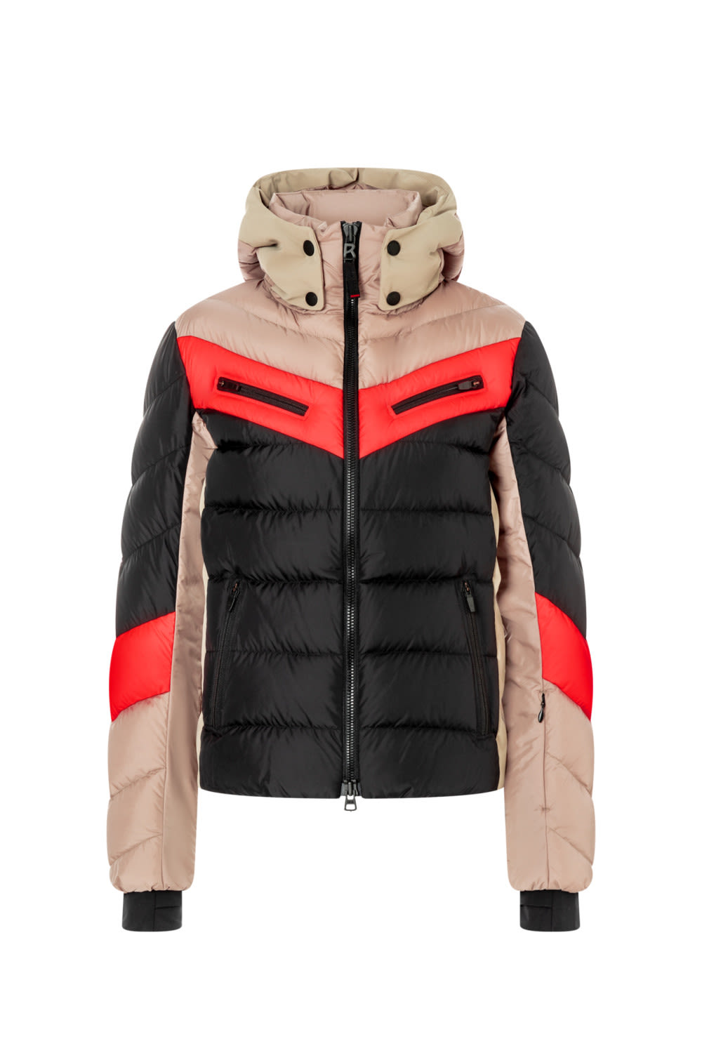 Bogner Fire + Ice Ladies Farina3-D Colorblock - Schwarz- Female Anoraks- Grsse 34 - Farbe Black