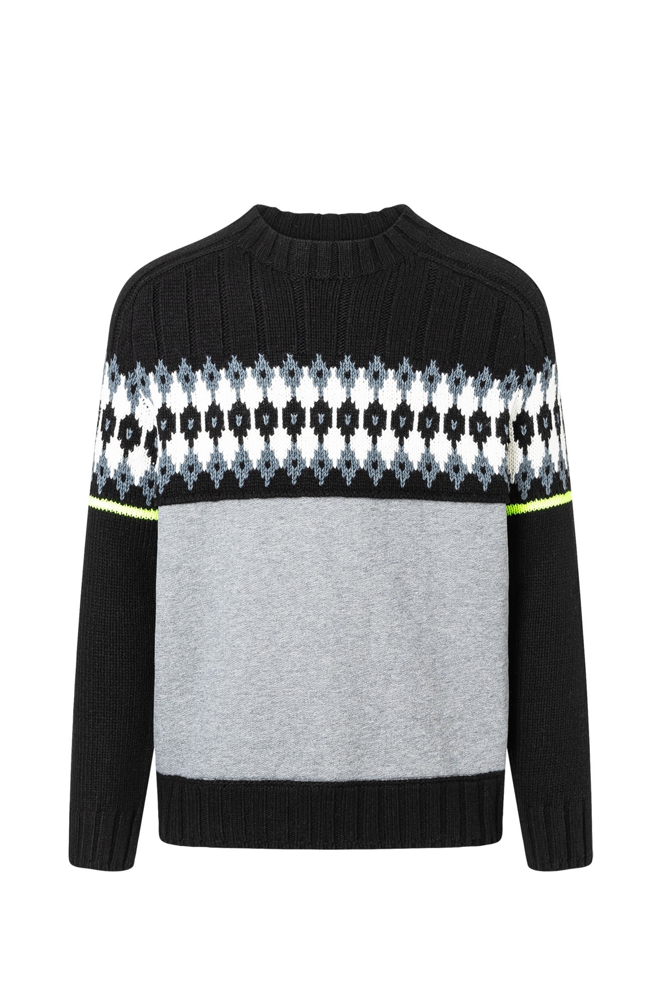 Bogner Fire + Ice Malte Grau - Schwarz- Male Sweaters und Hoodies- Grsse S - Farbe Black