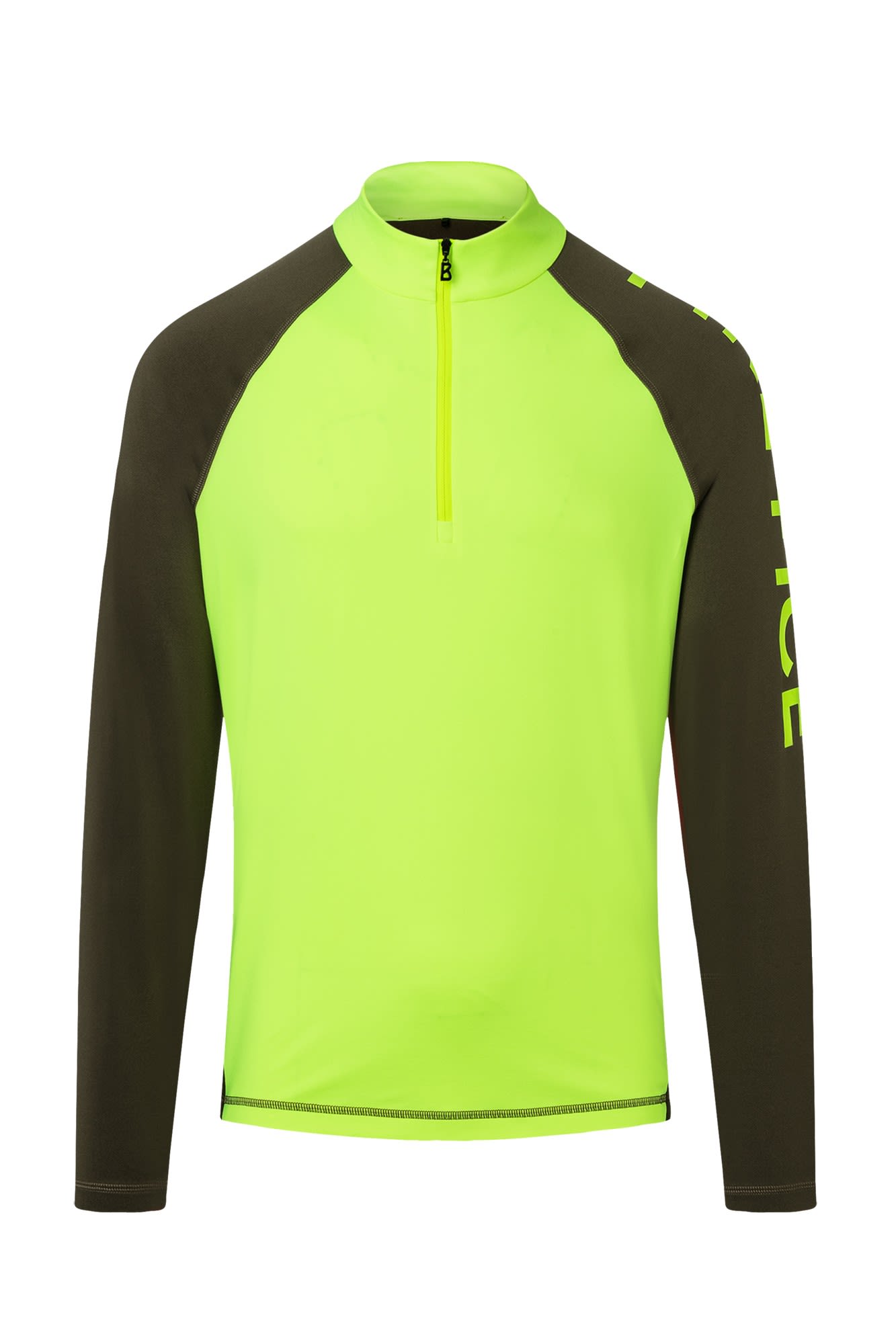 Bogner Fire + Ice Premo Colorblock - Grn- Male Langarm-Shirts- Grsse S - Farbe Neon Lime