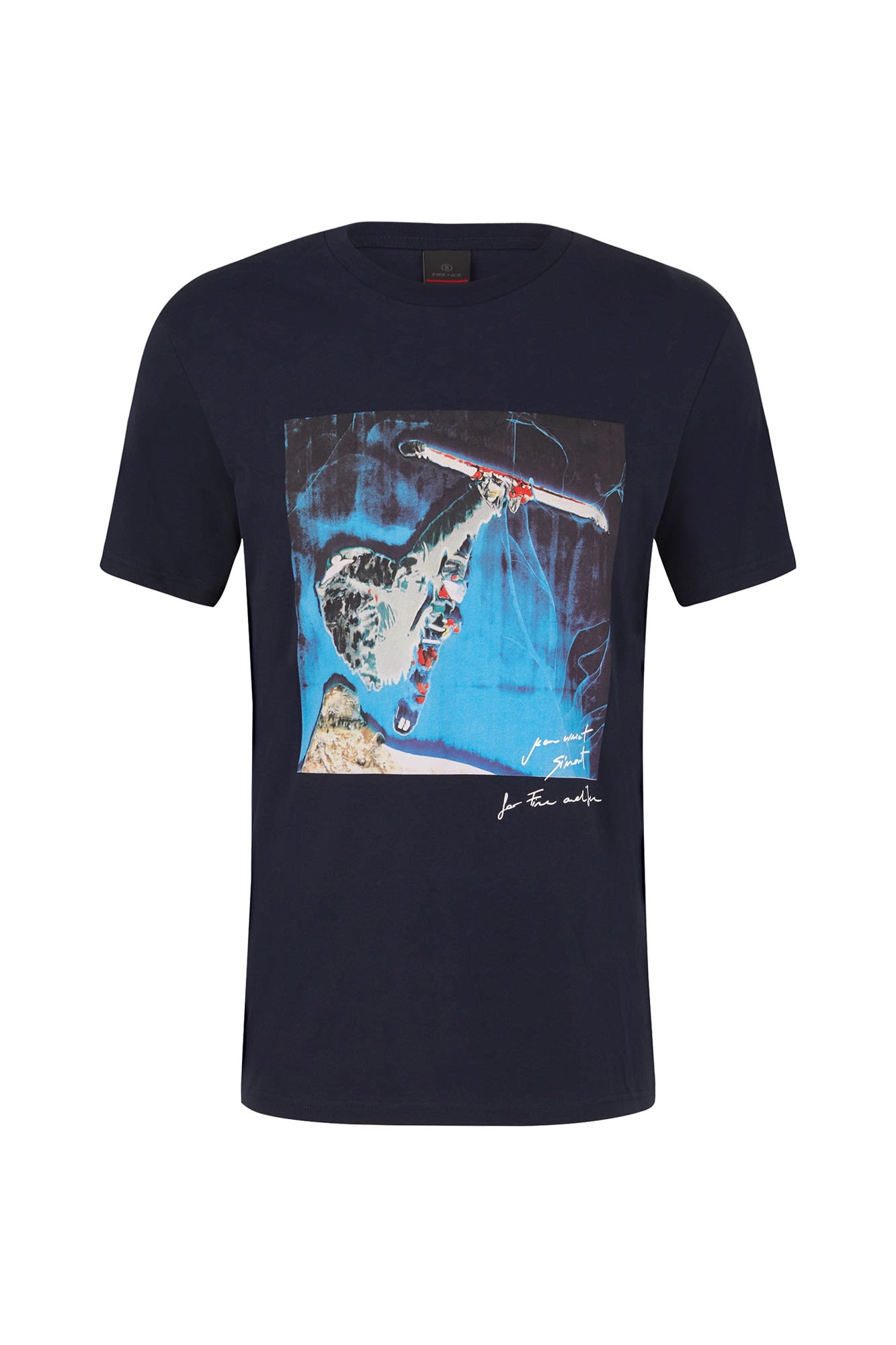 Bogner Fire + Ice Vito Blau- Male Kurzarm-Shirts- Grsse S - Farbe Deepest Navy
