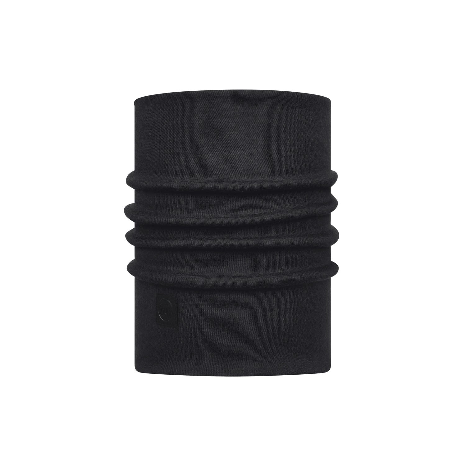 Buff Heavyweight Merino Wool Schwarz- Merino Multifunktionstcher- Grsse One Size - Farbe Solid Black unter Buff