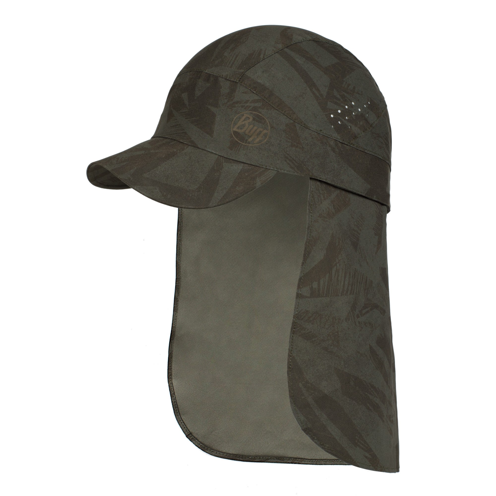 Buff Pack Sahara Cap Grn- Kopfbedeckungen- Grsse S-M - Farbe Acai Khaki unter Buff