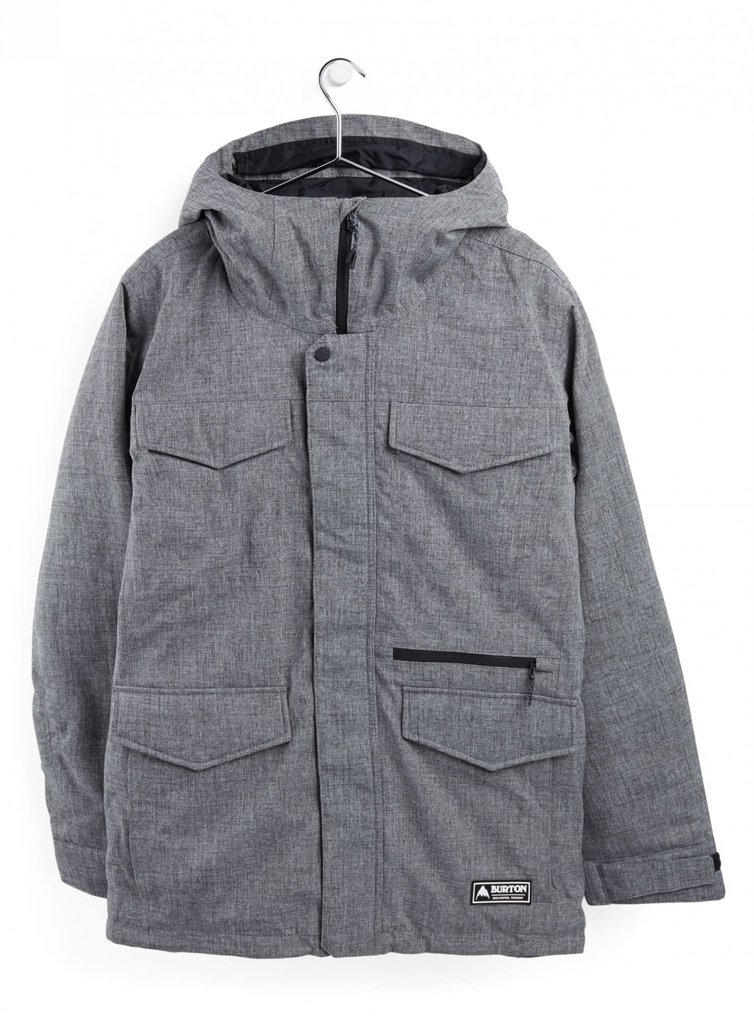 Burton Covert Jacket Slim Grau- Male Regenjacken und Hardshells- Grsse XXL - Farbe Bog Heather