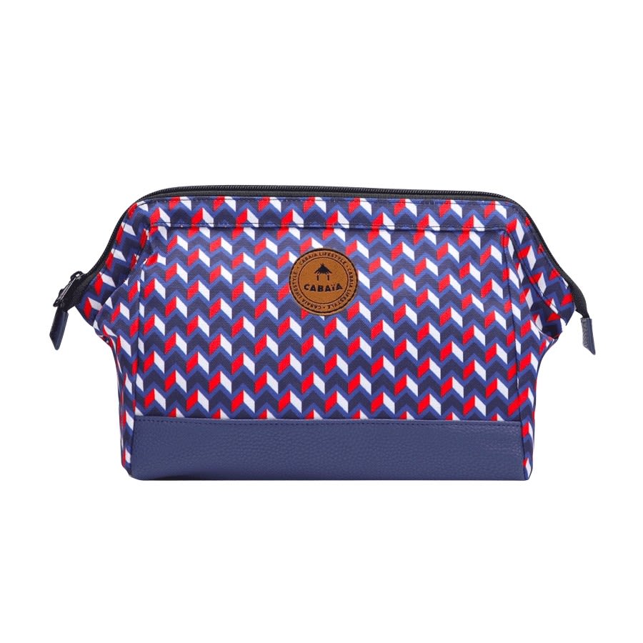 Cabaia RUE Cremieux (Vorgngermodell) Blau - Rot- Kulturtaschen- Grsse 3l - Farbe Blue - Red