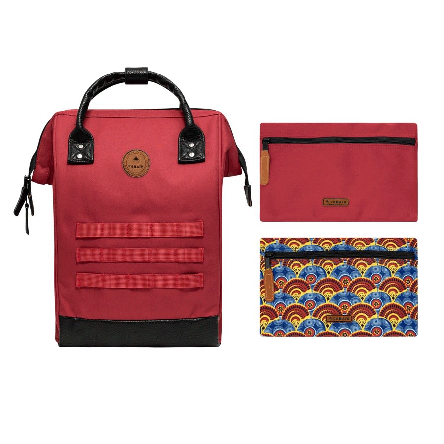 Cabaia Shanghai-Berlin Medium 23L Rot- Daypacks- Grsse 23l - Farbe Black - Cherry