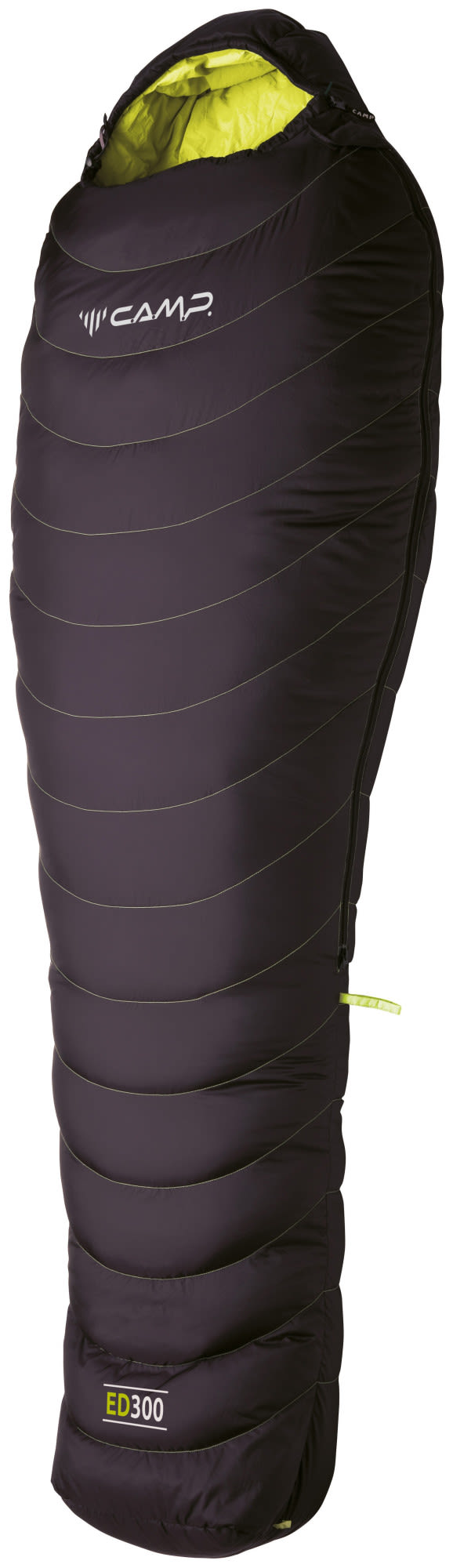 Camp ED 500 Schwarz- Daunen Daunenschlafscke- Grsse 205 cm - RV links - Farbe Black