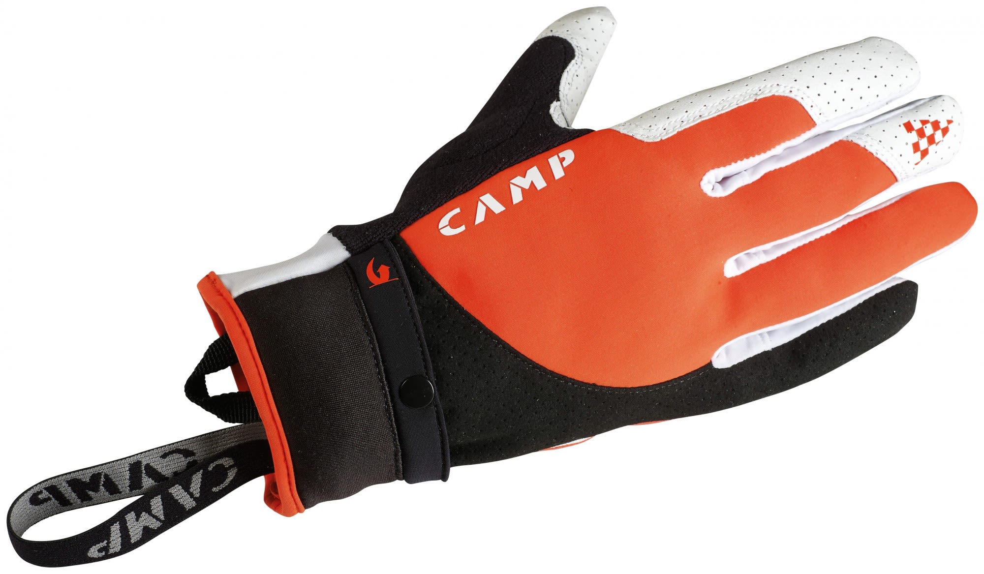 Camp G Comp Racing Orange - Weiss- Fingerhandschuhe- Grsse XS - Farbe Black - Orange