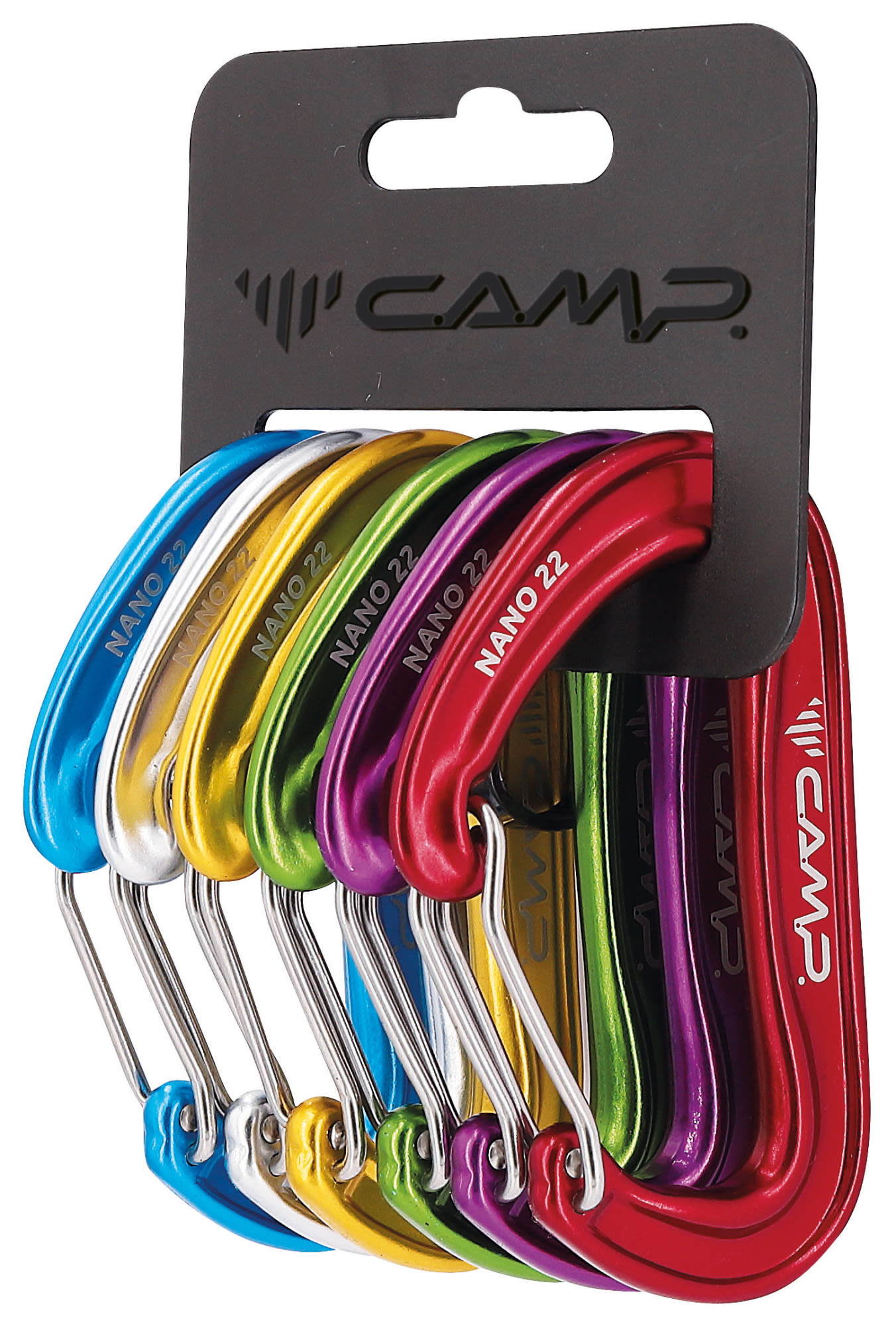 Camp Nano 22 Rack Pack Bunt- Einzelkarabiner- Grsse One Size - Farbe Multicolour