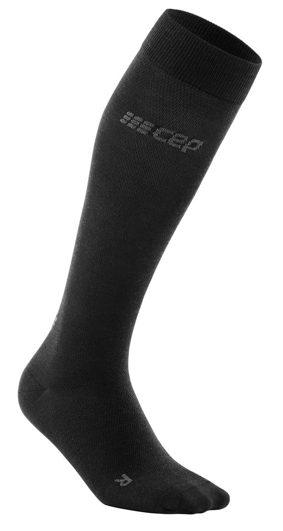 CEP Allday Recovery Compression Socks Tall Grau- Male Merino Socken- Grsse III - Farbe Anthracite unter CEP