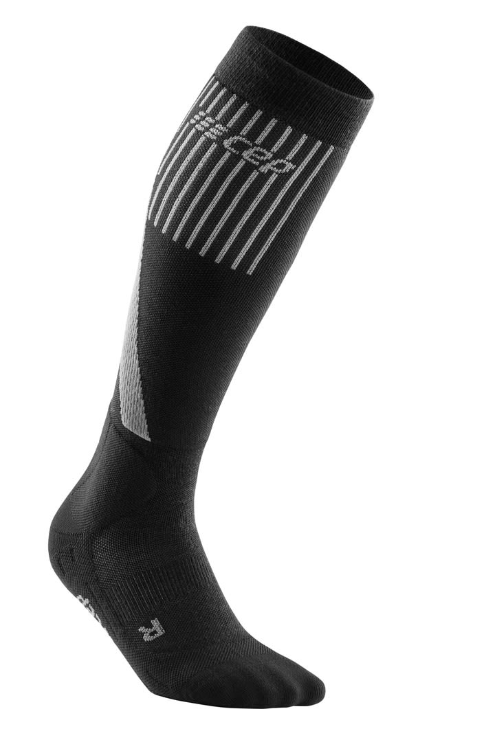 CEP Cold Weather Compression Socks Tall Schwarz- Male Merino Laufsocken- Grsse III - Farbe Black unter CEP