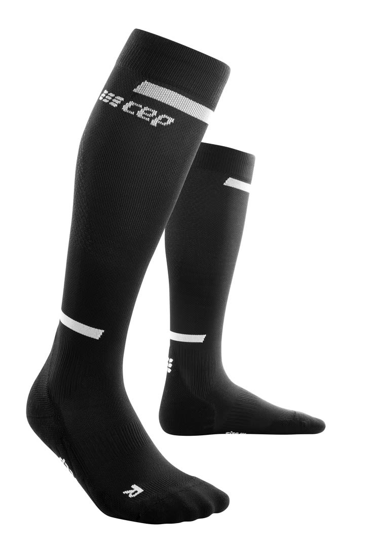 CEP THE RUN Compression Socks Tall Schwarz- Male Laufsocken- Grsse III - Farbe Black unter CEP