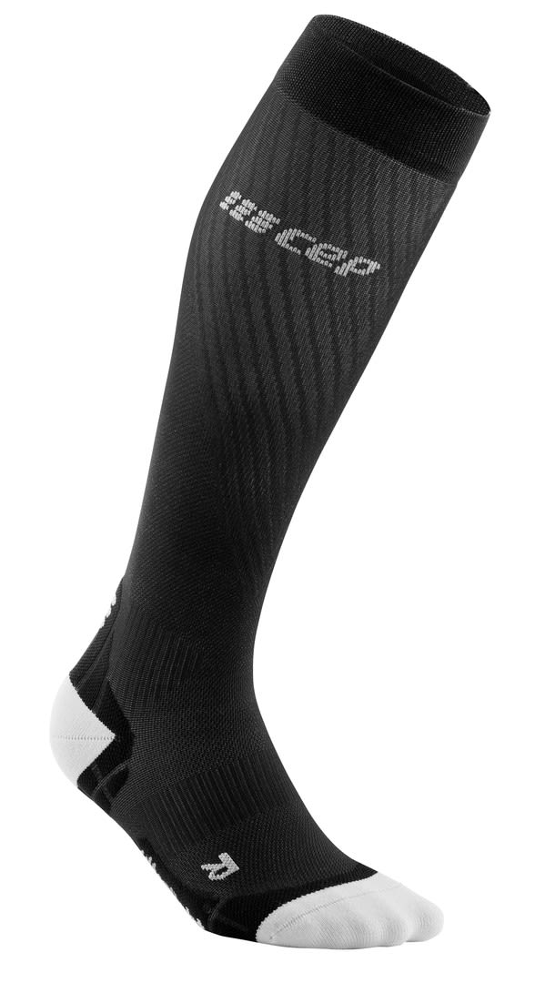 CEP Ultralight Compression Socks Grau - Schwarz- Female Socken- Grsse II - Farbe Black - Light Grey