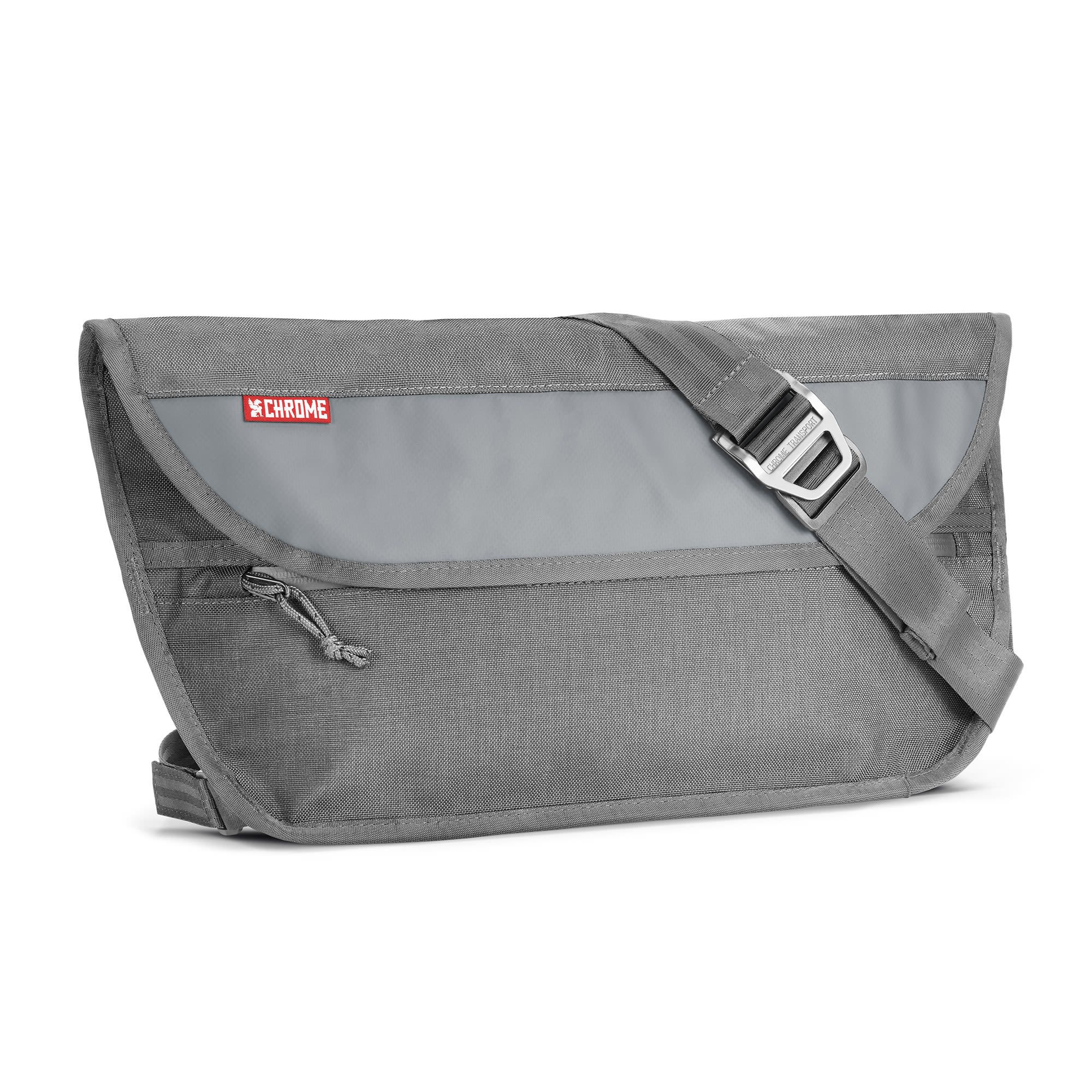 Chrome Industries Simple Messenger Grau- Umhngetaschen- Grsse 12l - Farbe Smoke