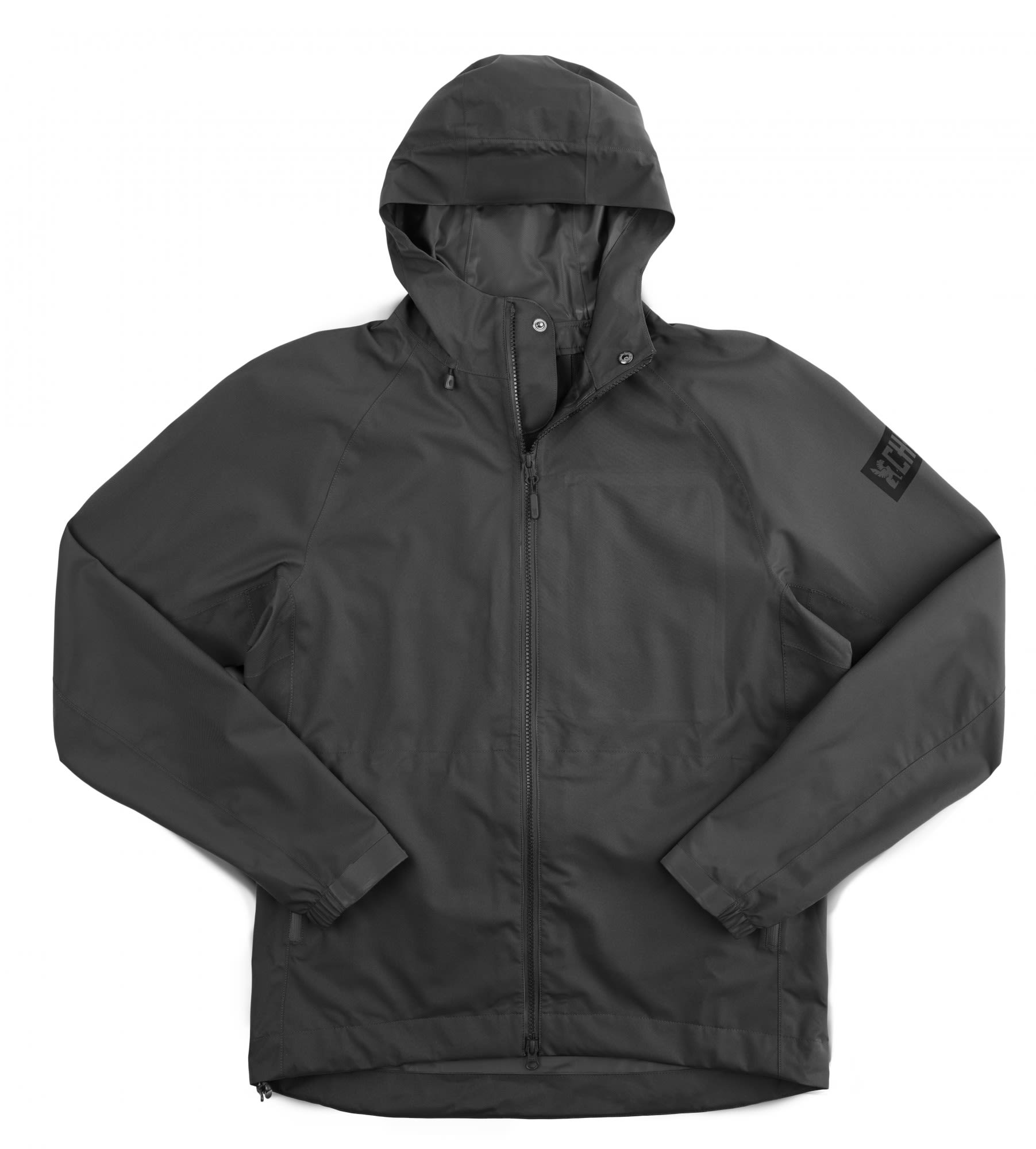Chrome Industries Storm Salute Jacket Schwarz- Male Regenjacken und Hardshells- Grsse XL - Farbe Black