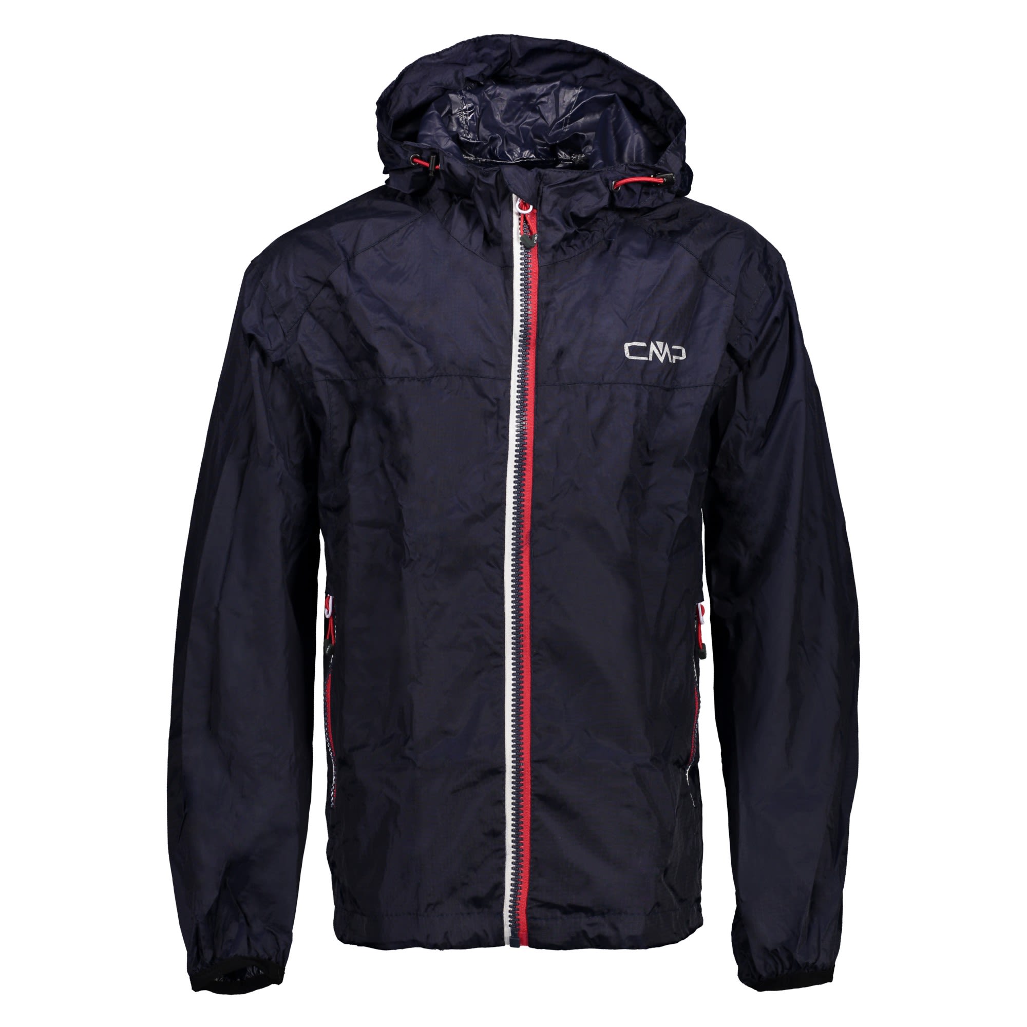CMP BOY FIX Hood Jacket Ripstop Blau- Male Regenjacken und Hardshells- Grsse 104 - Farbe Navy unter CMP