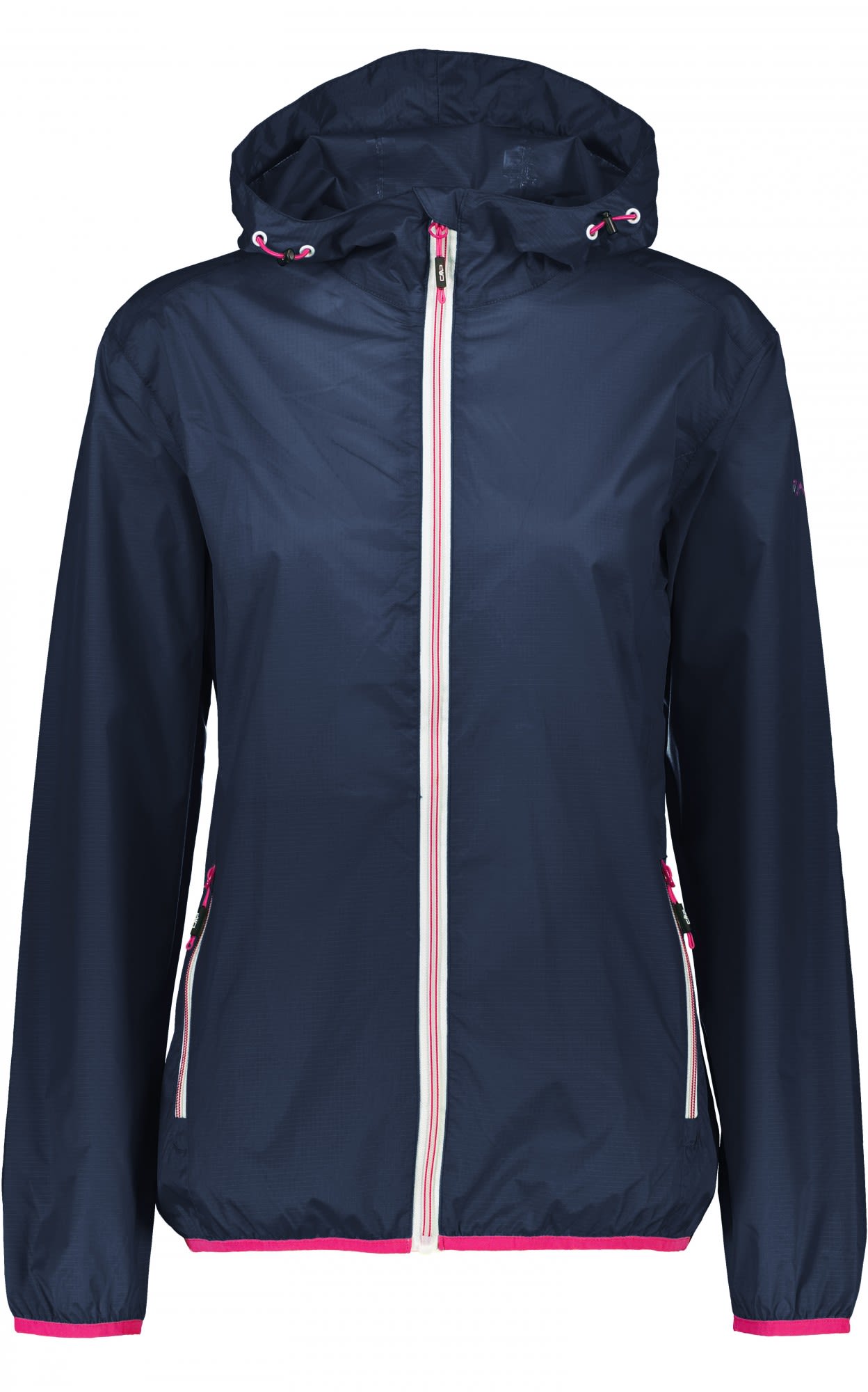 CMP FIX Hood Jacket Ripstop Blau- Female Regenjacken und Hardshells- Grsse 34 - Farbe Navy unter CMP