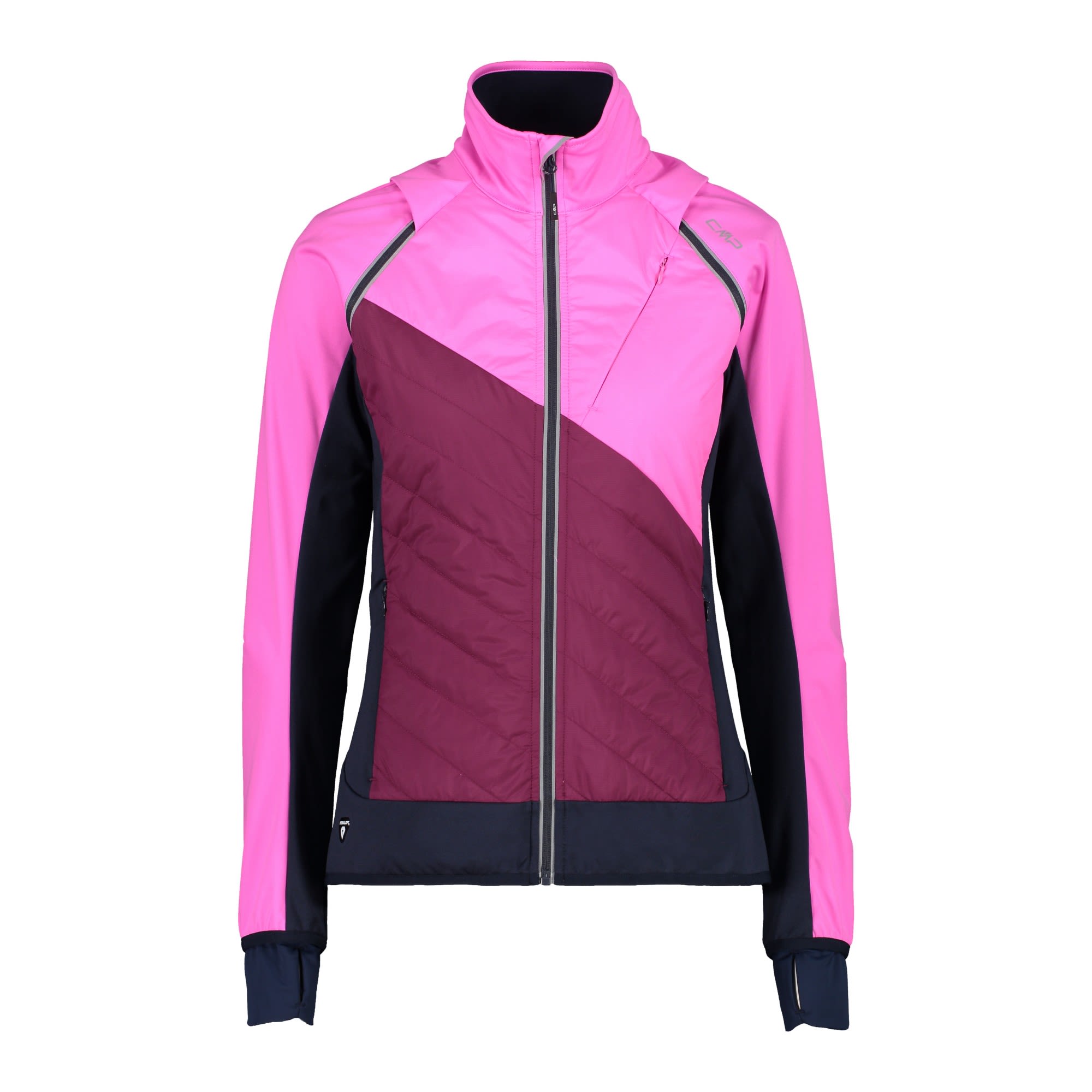 CMP Jacket Detachable Pink- Female PrimaLoft(R) Anoraks- Grsse 36 - Farbe Purple Fluo